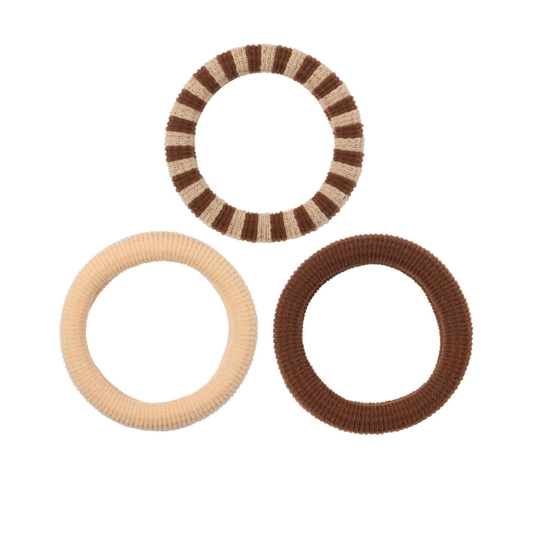 KICKS Beauty KICKS Beauty Soft Stretch Ties 3-pack Beige Beige