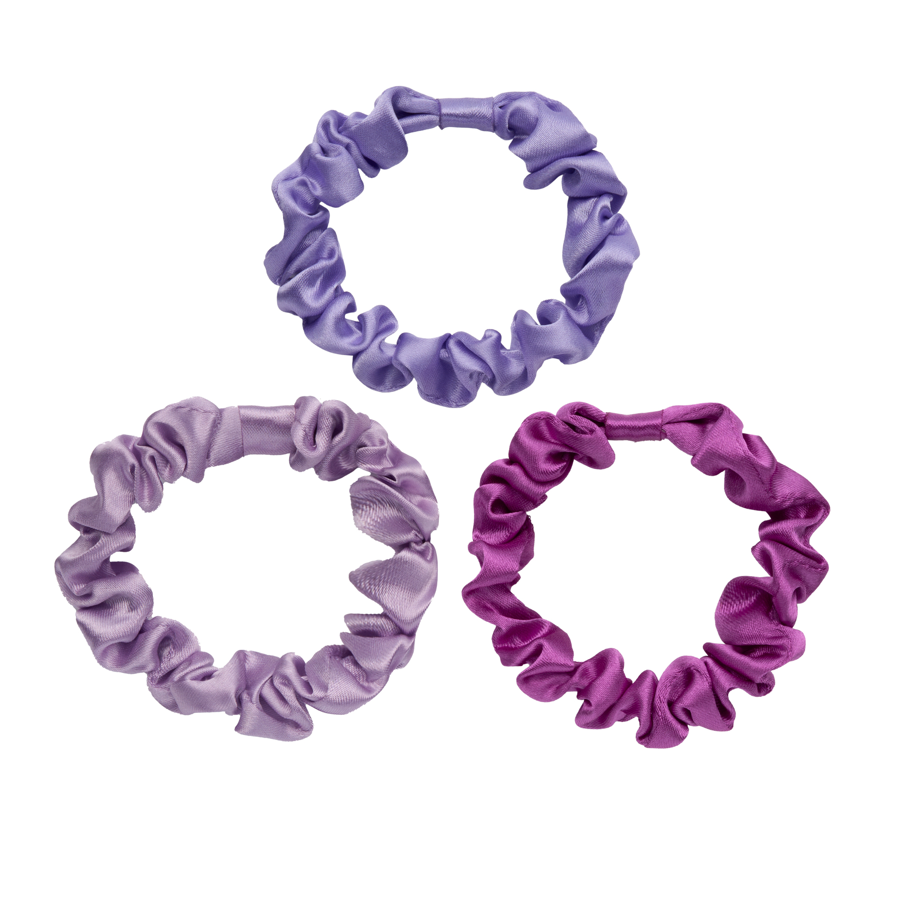 KICKS Beauty KICKS Beauty Slim Scrunchies 3-pack Purple Purple