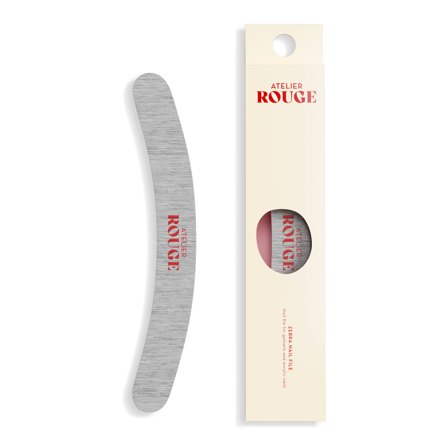 Atelier Rouge Zebra File For Achrylic Nails