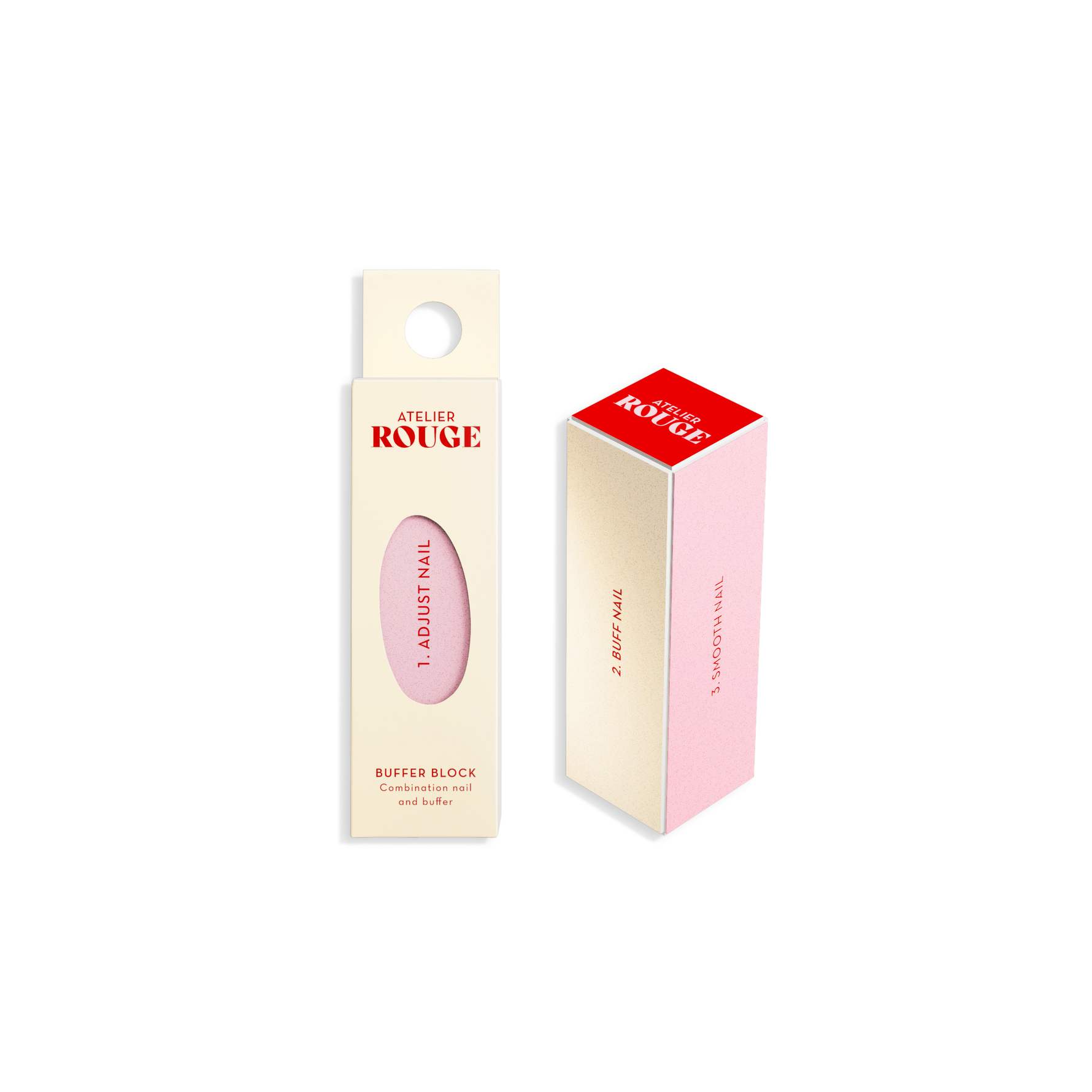 Atelier Rouge Buffer Block 6-Way Nail File Buffer Block 6-Way Nail File Buffer Block 6-Way Nail File