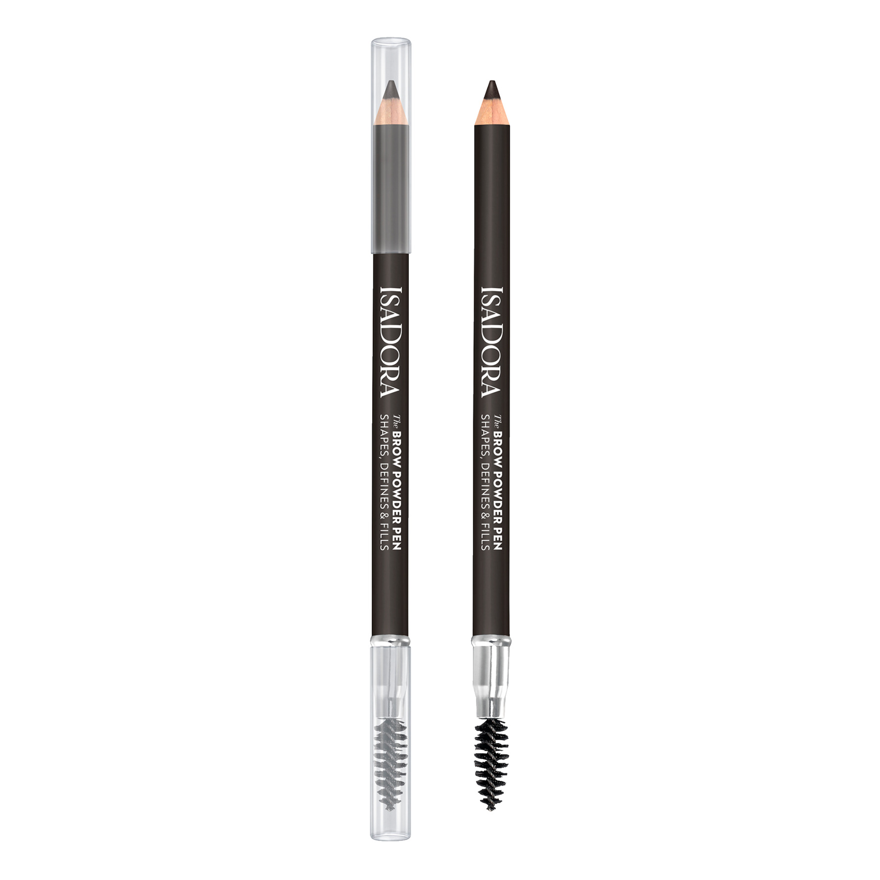 IsaDora IsaDora The Brow Powder Pen, Shapes, Defines & Fills 01 Black 01 Black