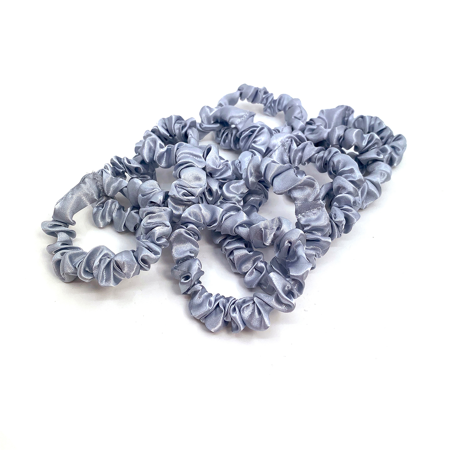 PIPOL'S BAZAAR PIPOL'S BAZAAR Skinny Scrunchie 10-pack Grey Grey