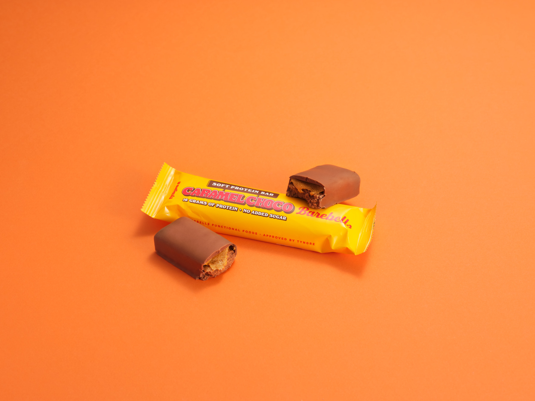 Køb Proteinbar Soft Caramel Choco 55 g fra Barebells Matas