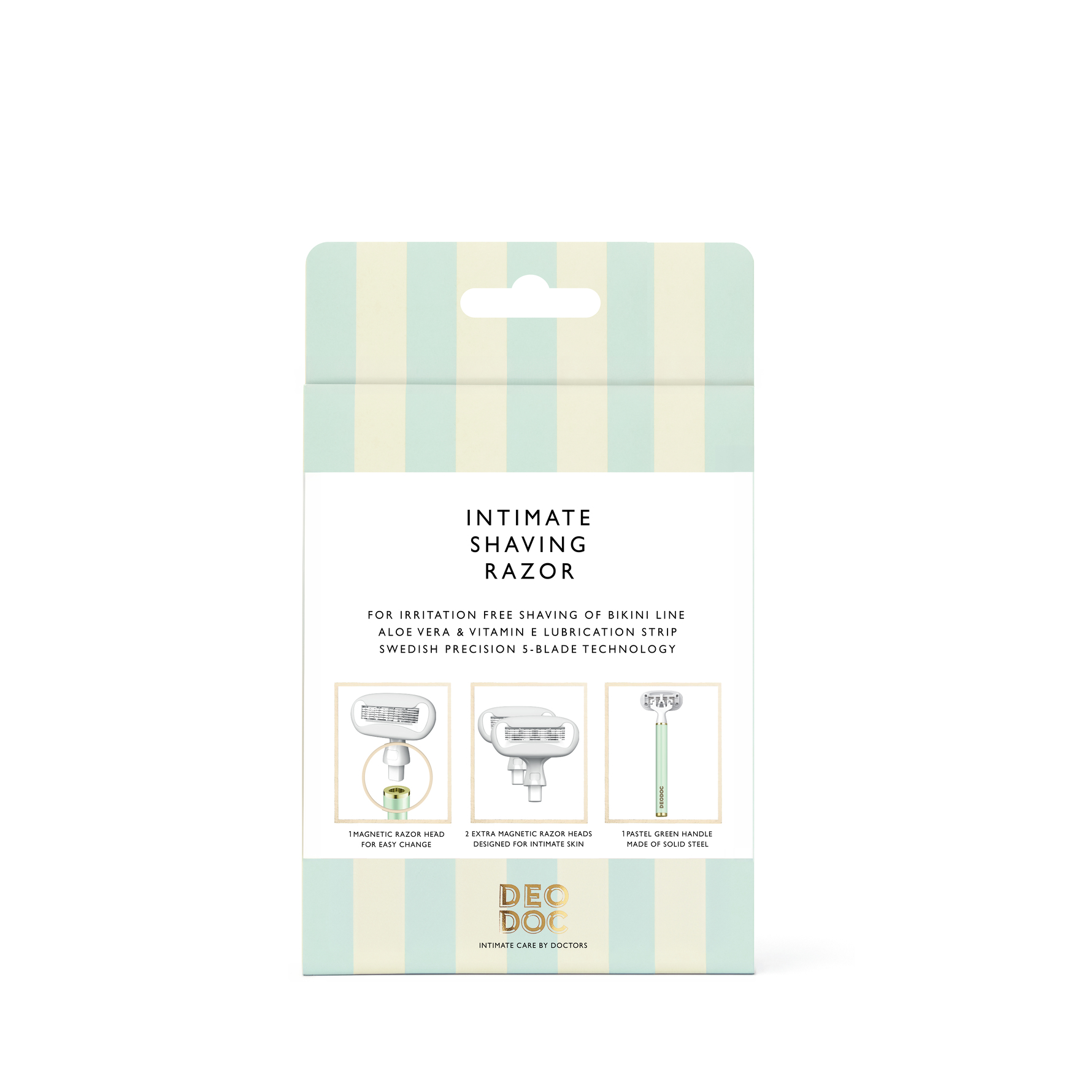 DeoDoc DeoDoc Intimate Shaving Razor DeoDoc Intimate Shaving Razor Green DeoDoc Intimate Shaving Razor Green
