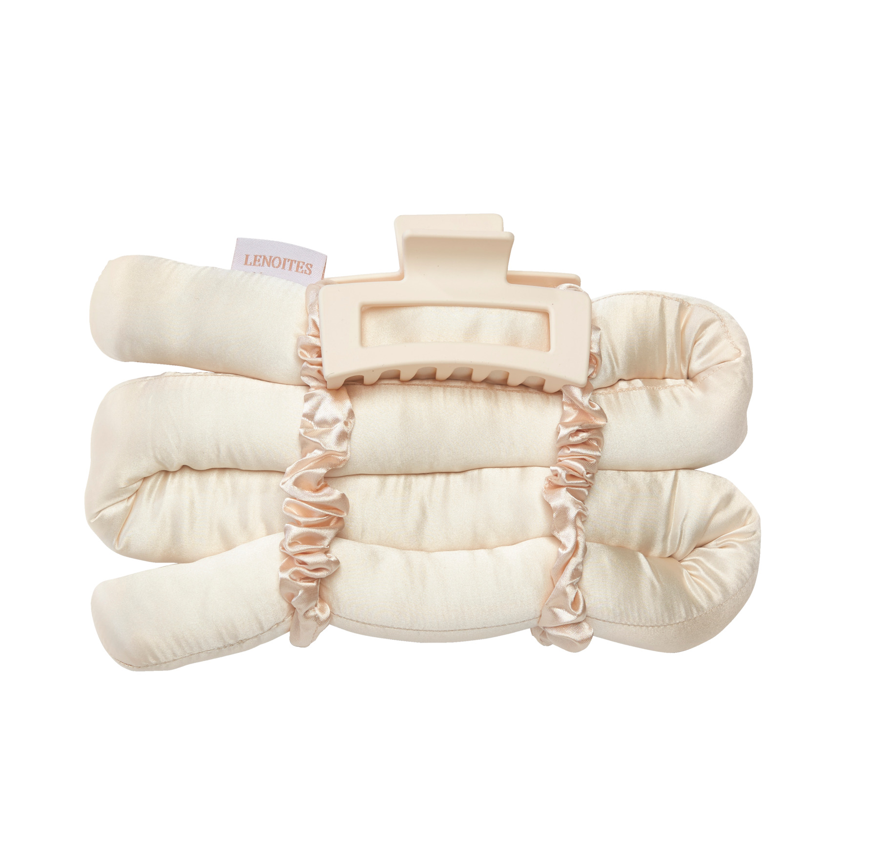 Lenoites Heatless Curls in Mulberry Silk Golden Sand Golden