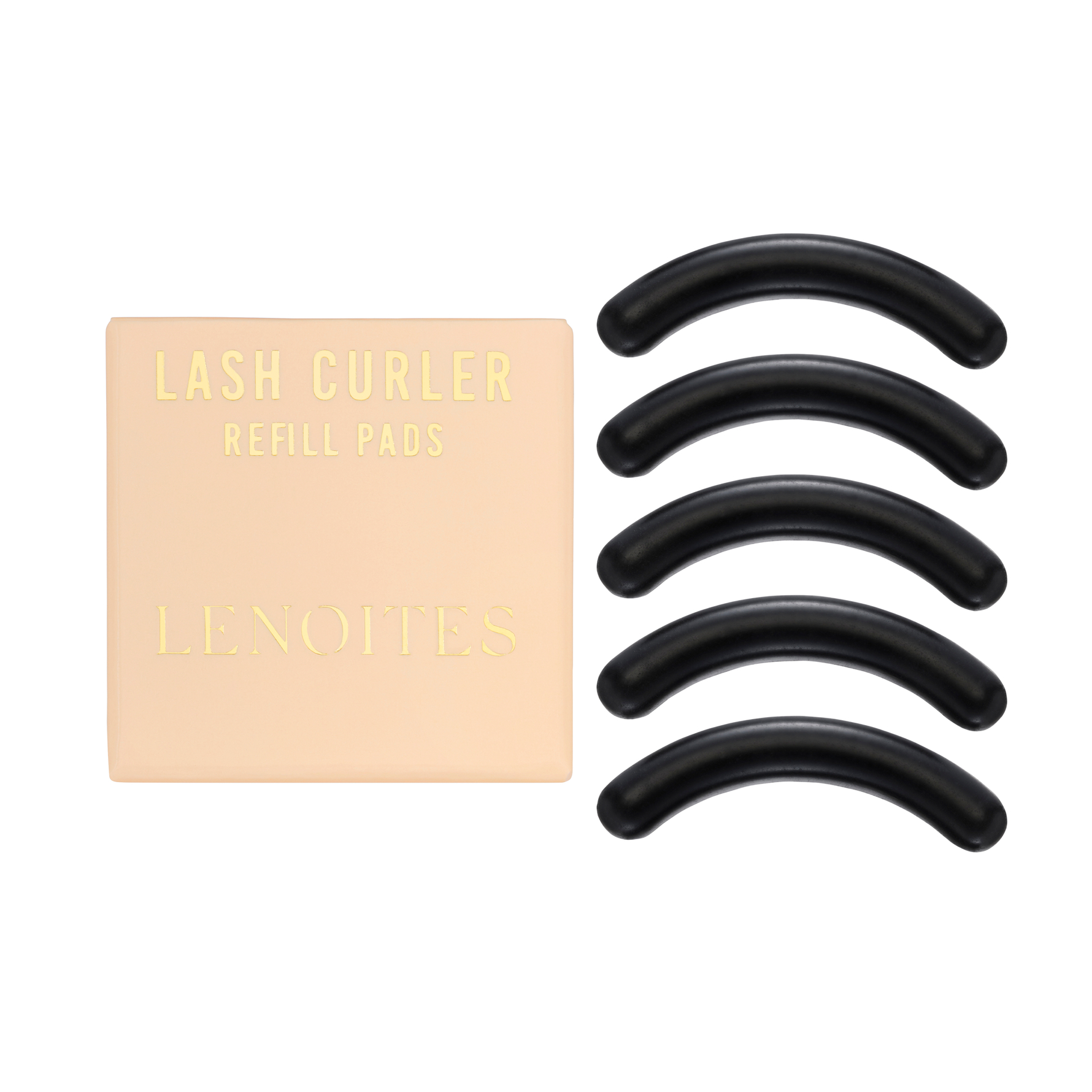 Lenoites Eyelash Curler Lash Lift - Refill Pads Black
