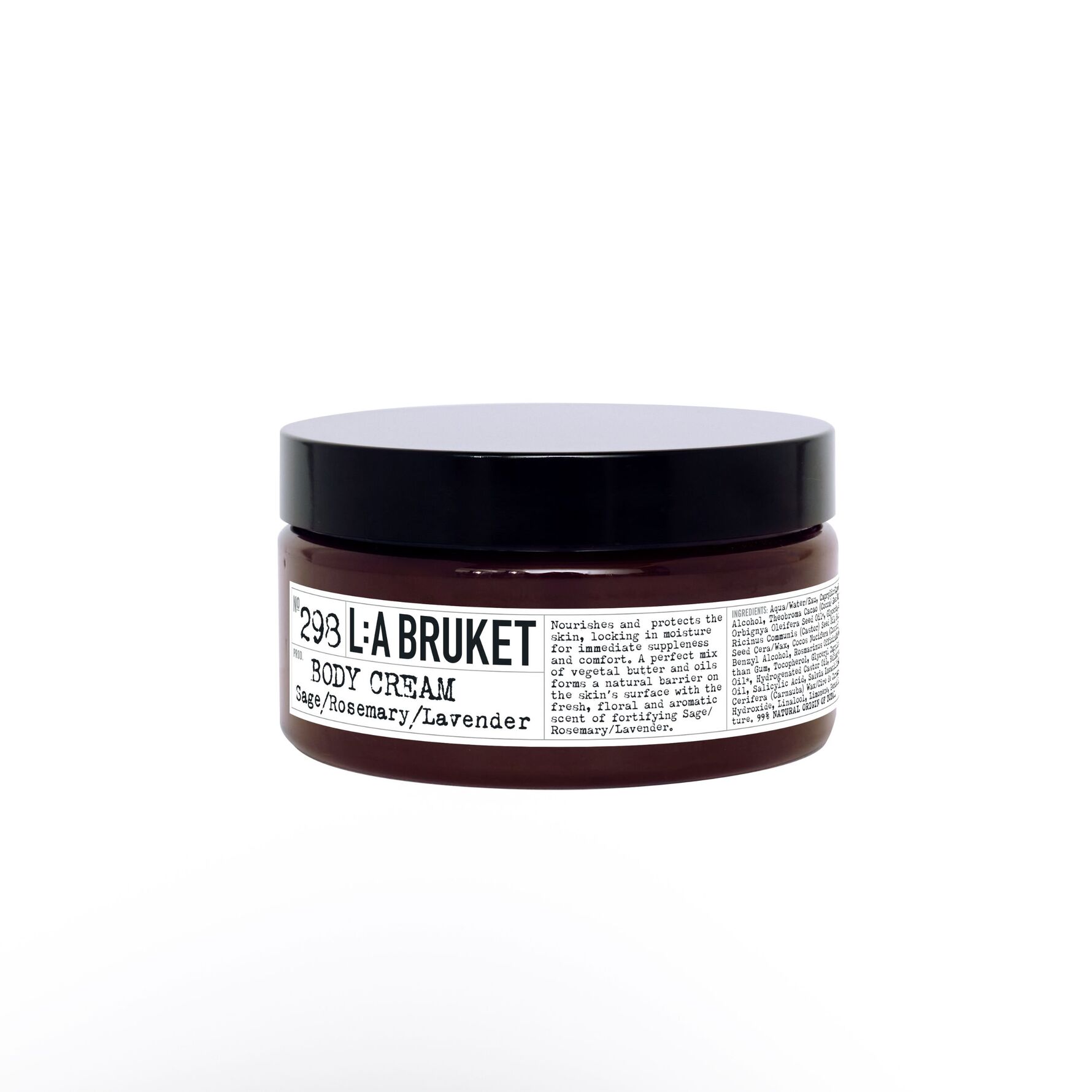 L:A BRUKET 298 Body Cream Sage/Rosemary/Lavender 350 g 350 g