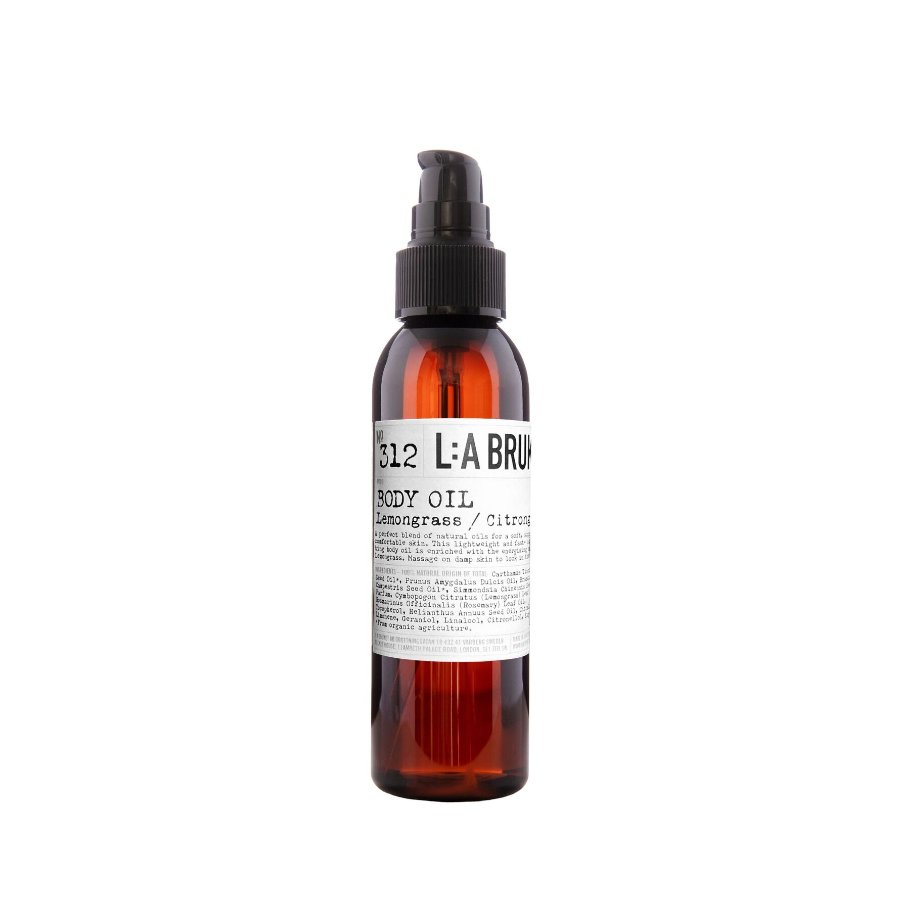 L:A BRUKET Body Oil Lemongrass 120 ml 120 ml