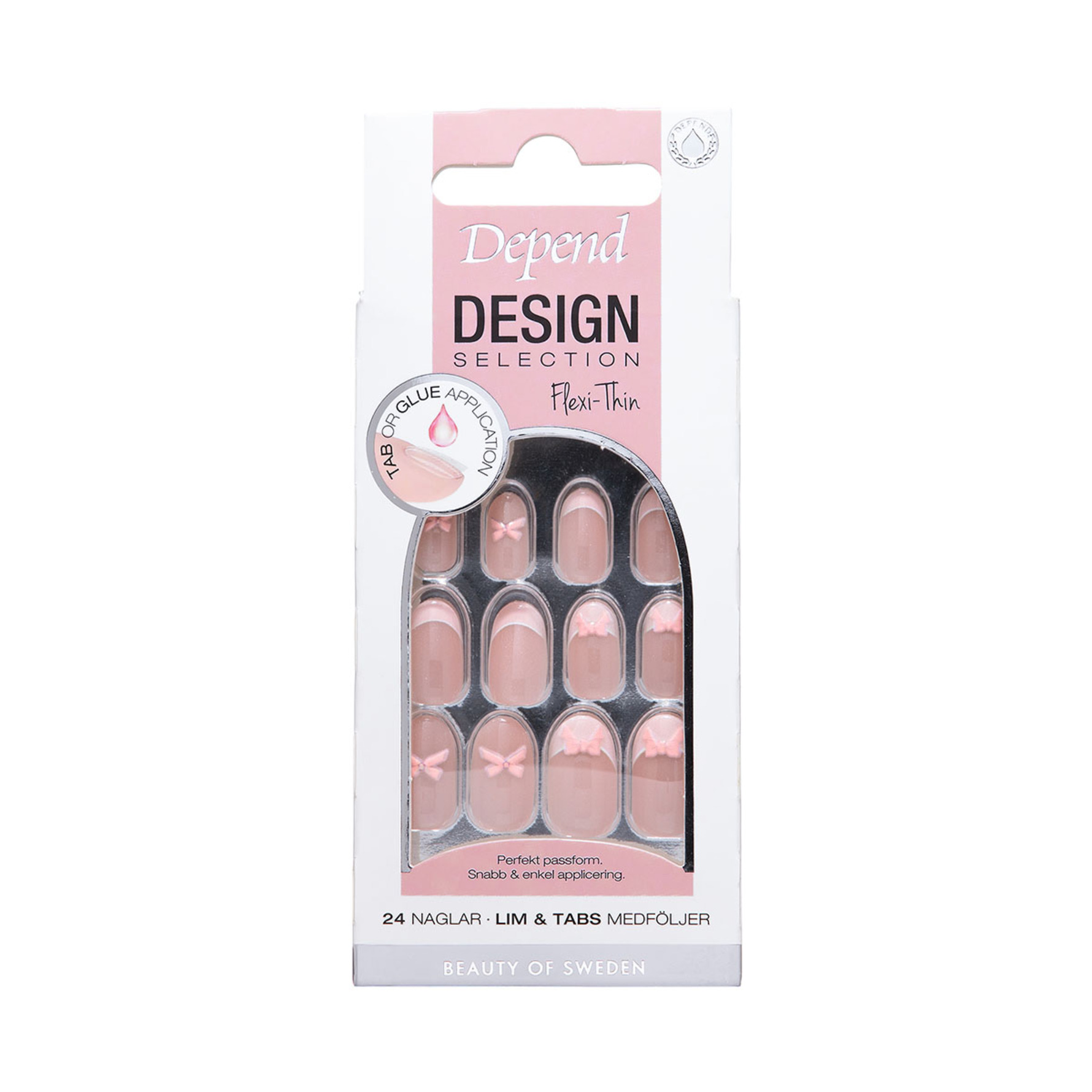 Depend Design Selection Oval Nord Pink Bow Pink Bow