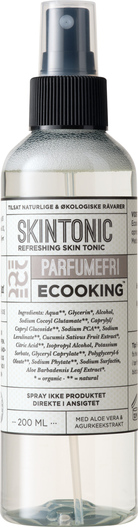 Ecooking Ecooking Skin Tonic Fragrance Free 200 ml 200 ml