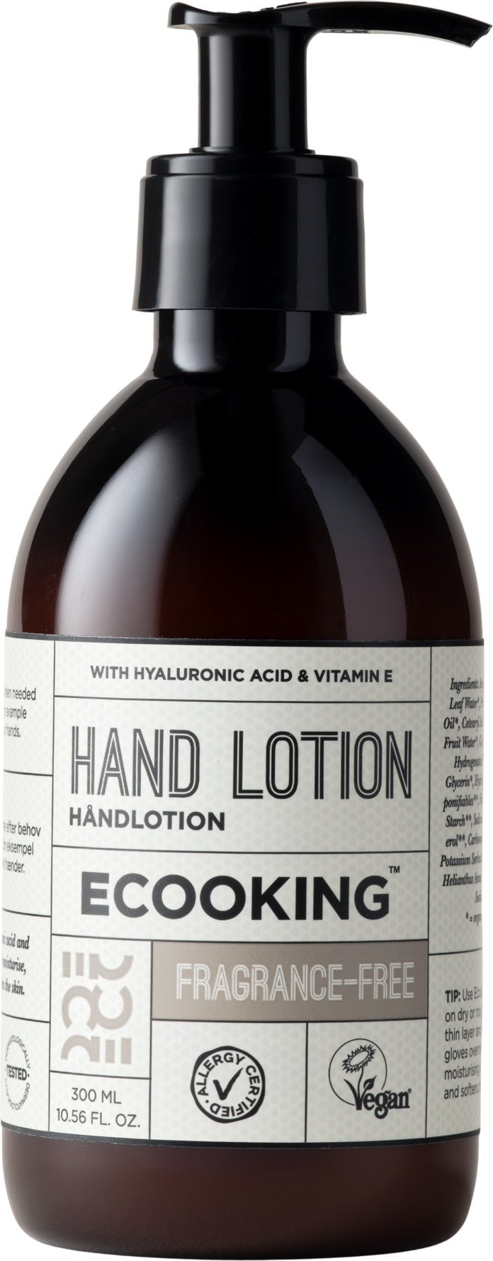Ecooking Hand Lotion Fragrance Free 300 ml 300 ml