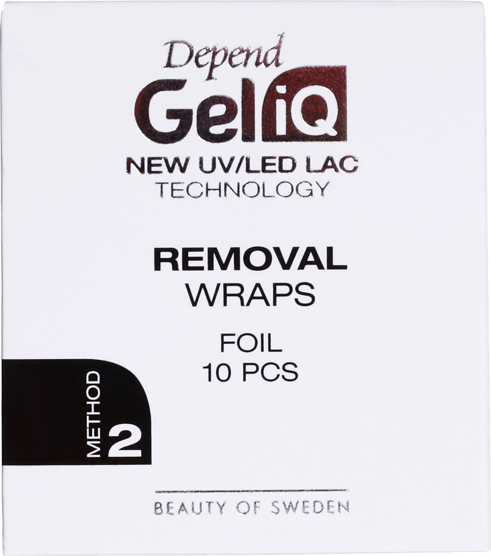 Depend Depend Gel iQ Nail Polish Removal Wraps Foil 10 pcs 10 pcs