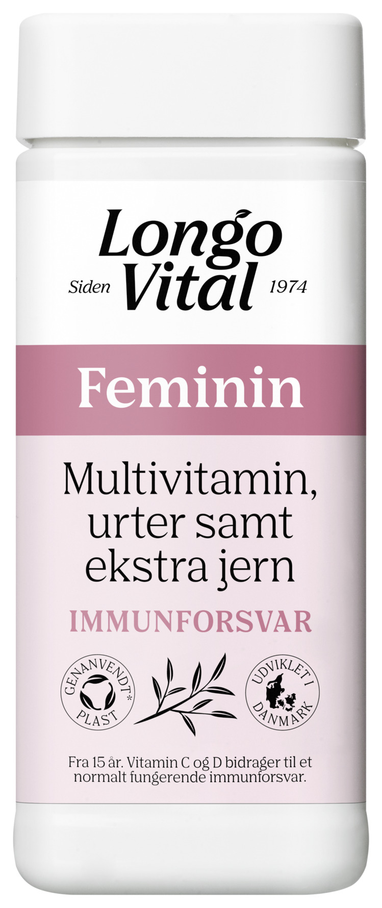 Køb Multivitamin Feminin Med Silica, Zink Og Selen 180 Stk Fra Longo ...