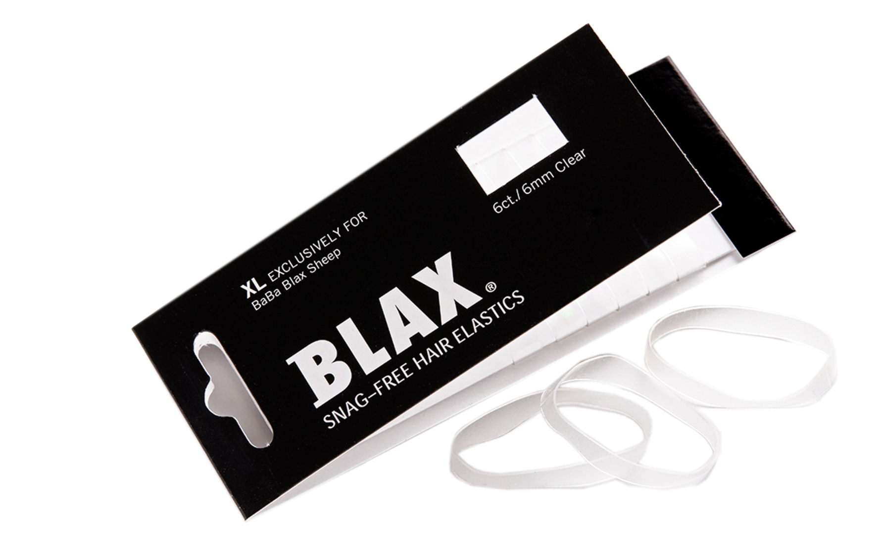 Blax Blax Snag-Free Hair Elastics XL Clear Clear