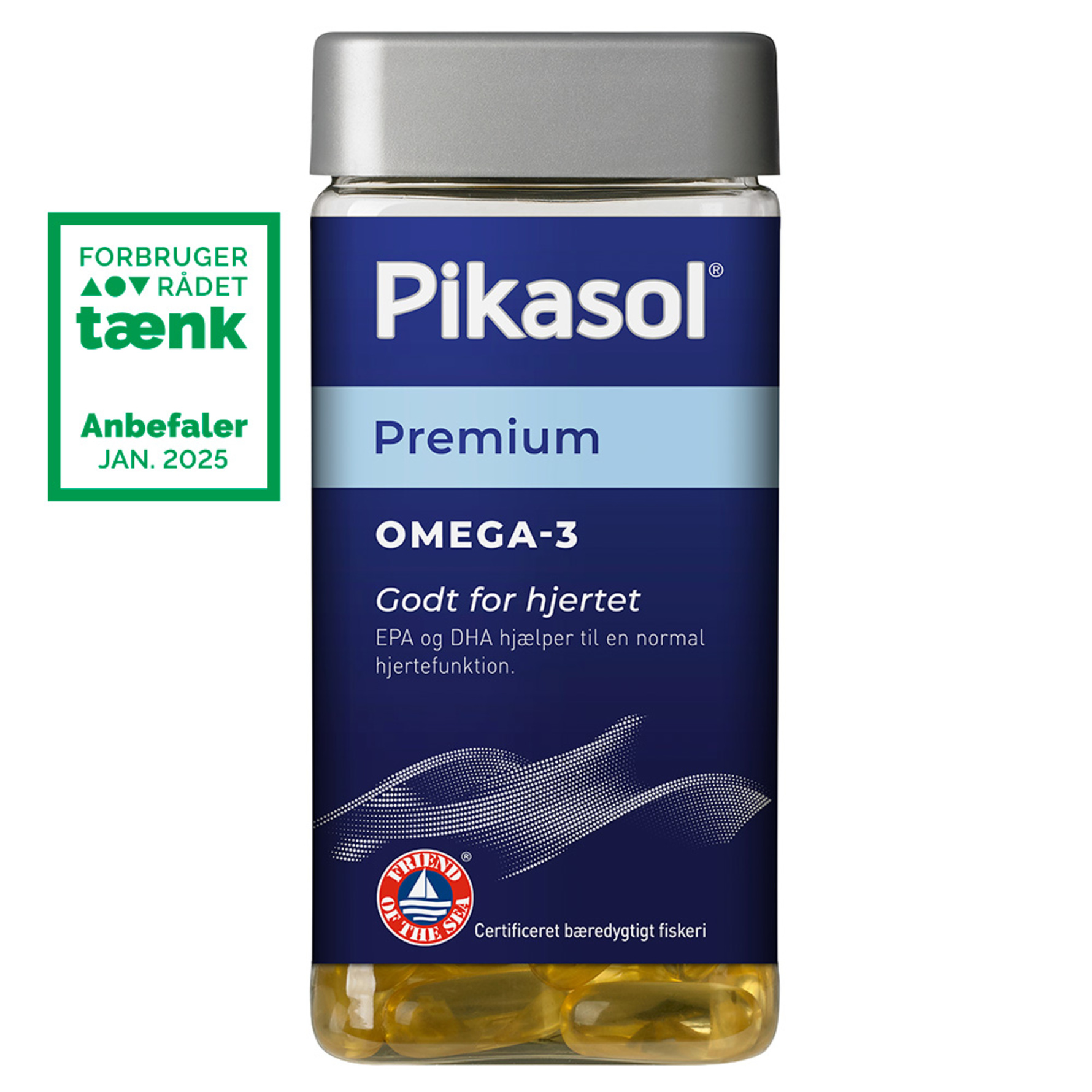 Køb Premium Omega-3 120 stk. fra Pikasol - Matas