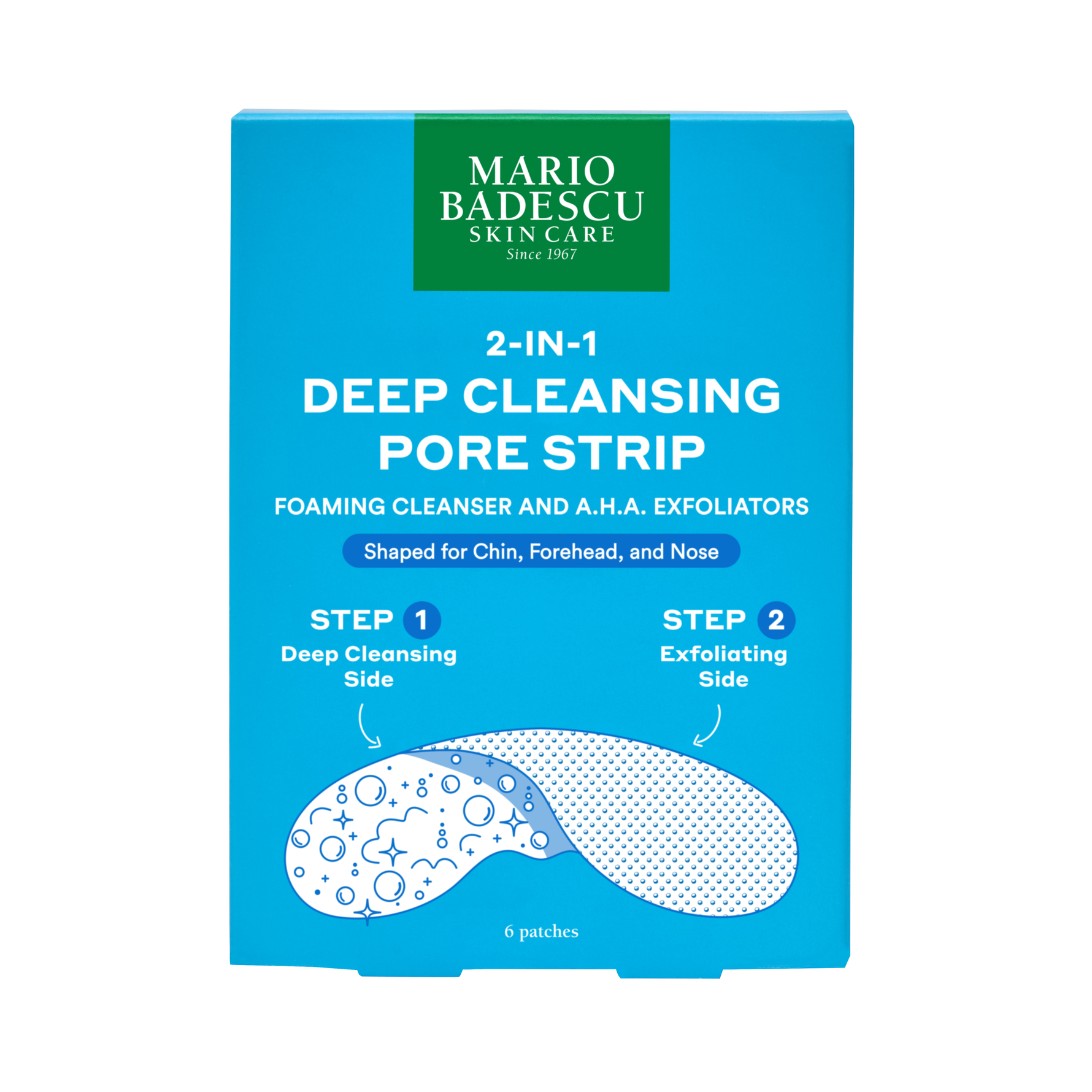 Mario Badescu 2-In-1 Deep Cleansing Pore Strip 6 pcs 6 pcs