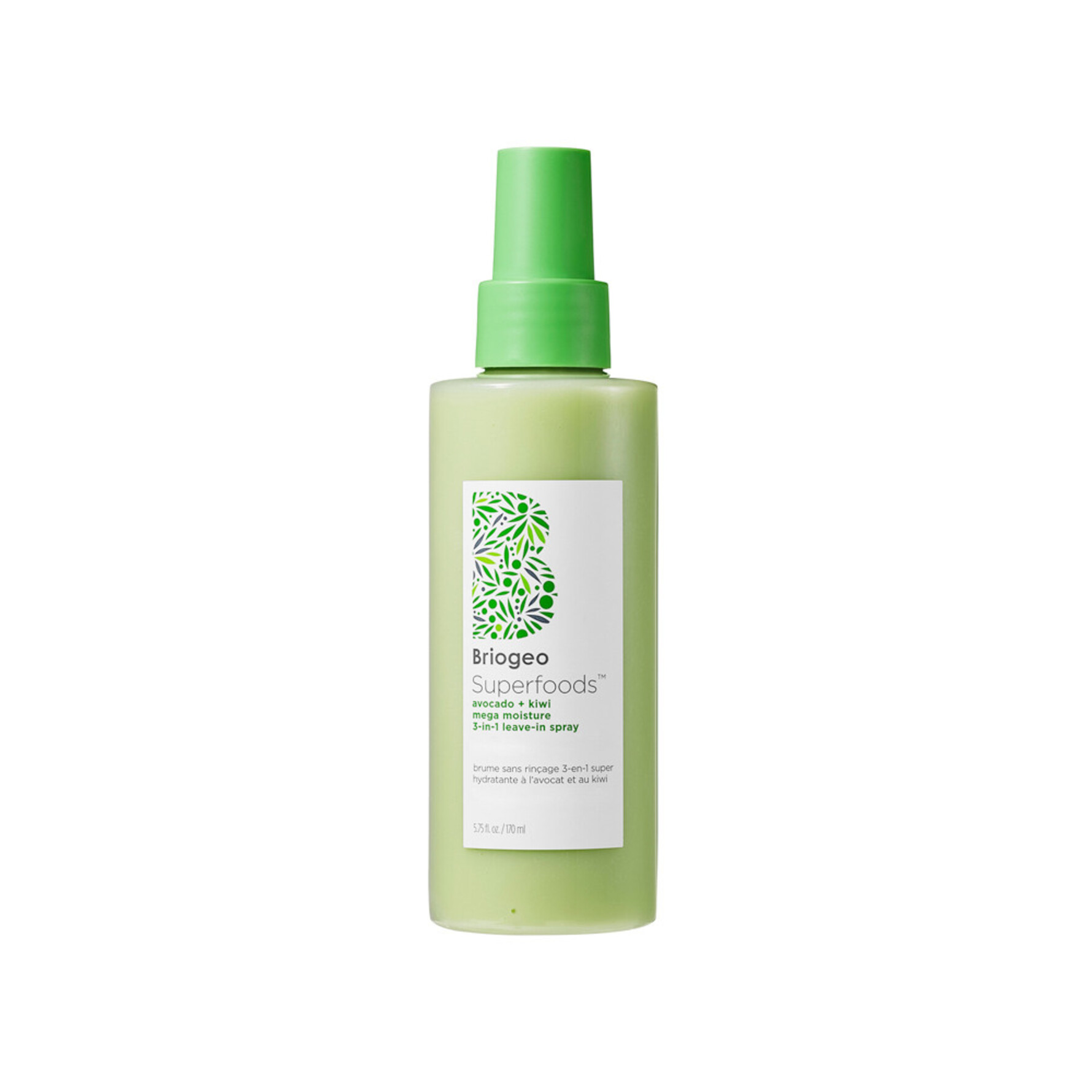 Briogeo Briogeo Superfoods™ Avocado + Kiwi Mega Moisture 3-in-1 Leave-In Spray 170 ml 170 ml