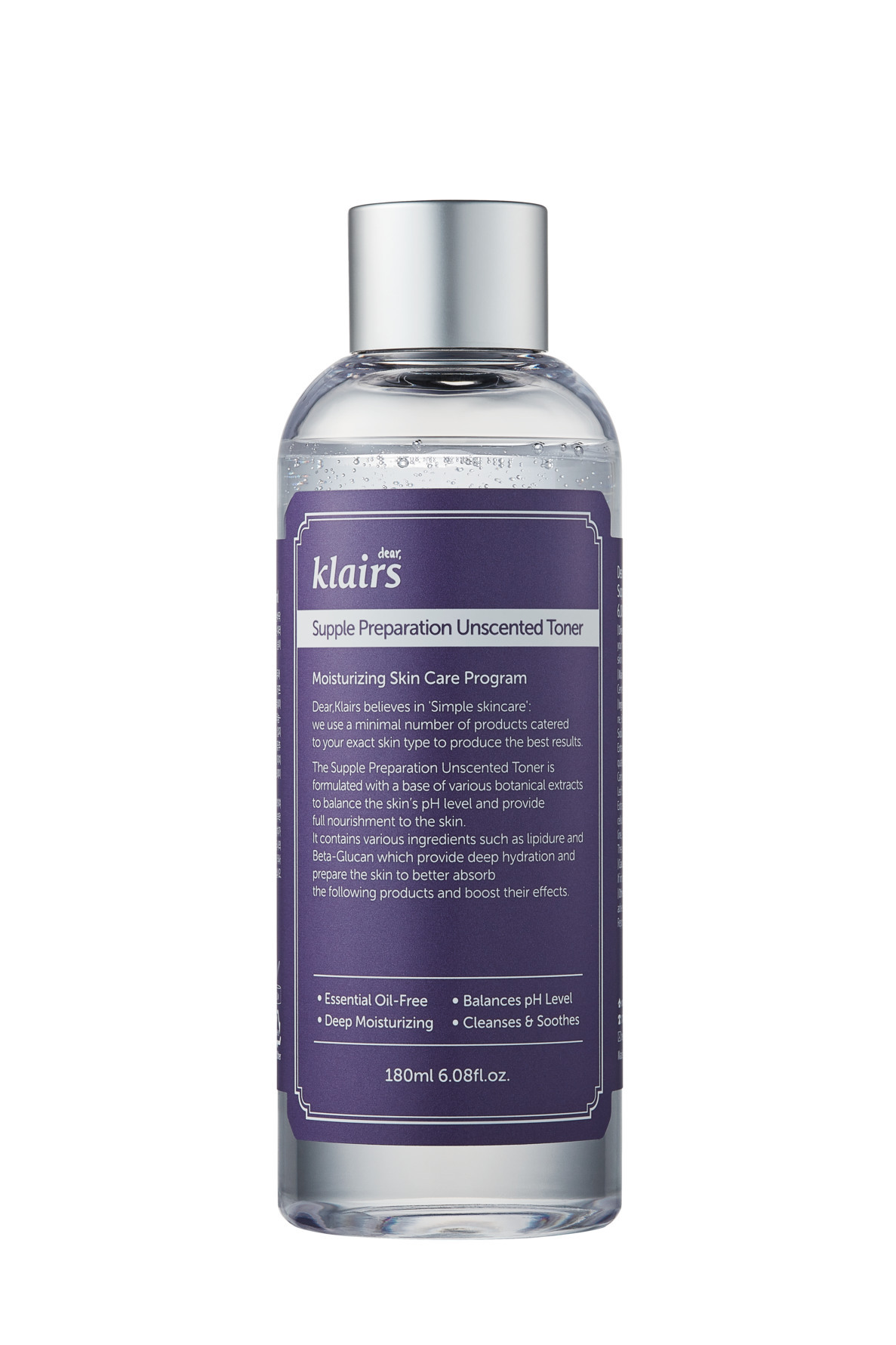 KLAIRS Supple Preparation Unscented Facial Toner 180 ml 180 ml
