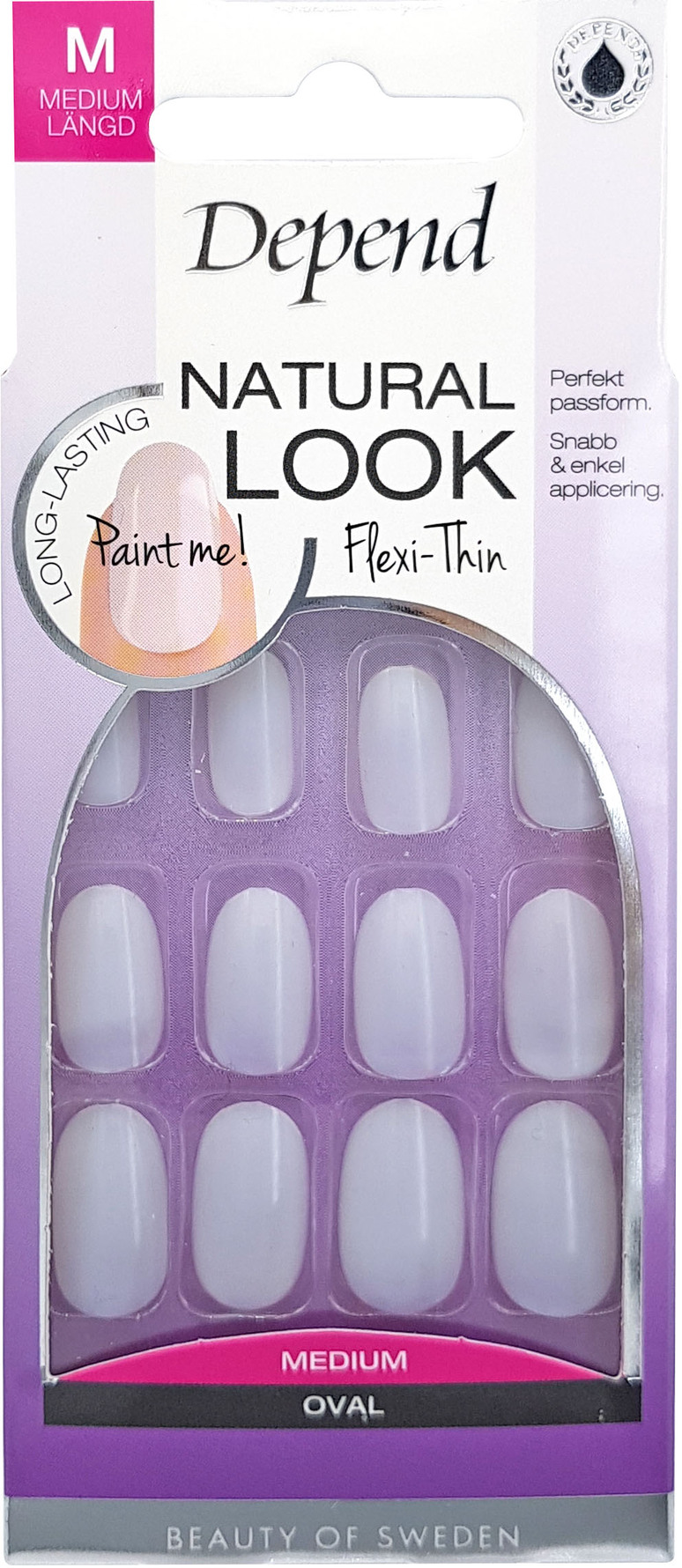Depend Natural Look Oval