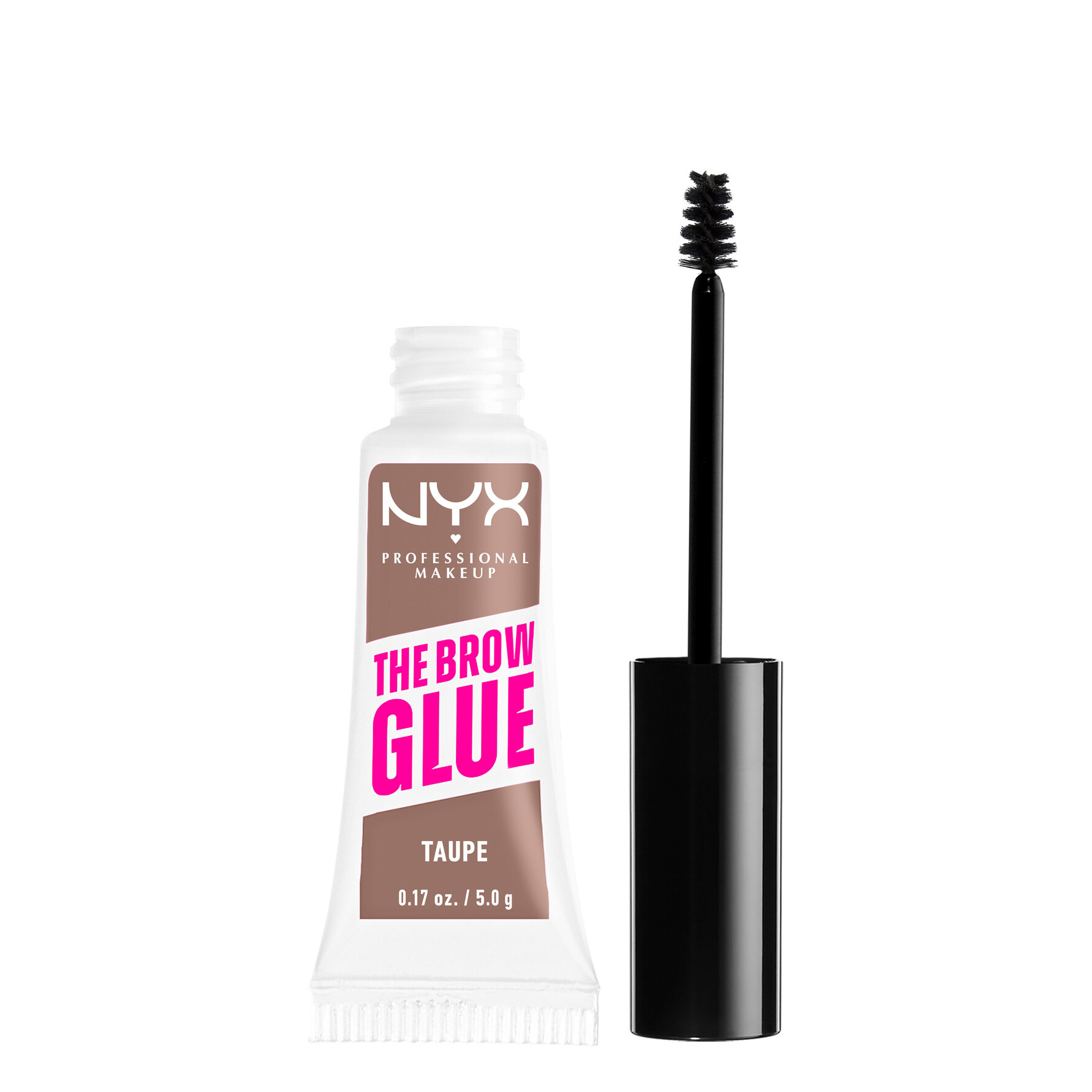 NYX PROFESSIONAL MAKEUP The Brow Glue 05 Black Lamination Gel 02 Taupe 02 Taupe