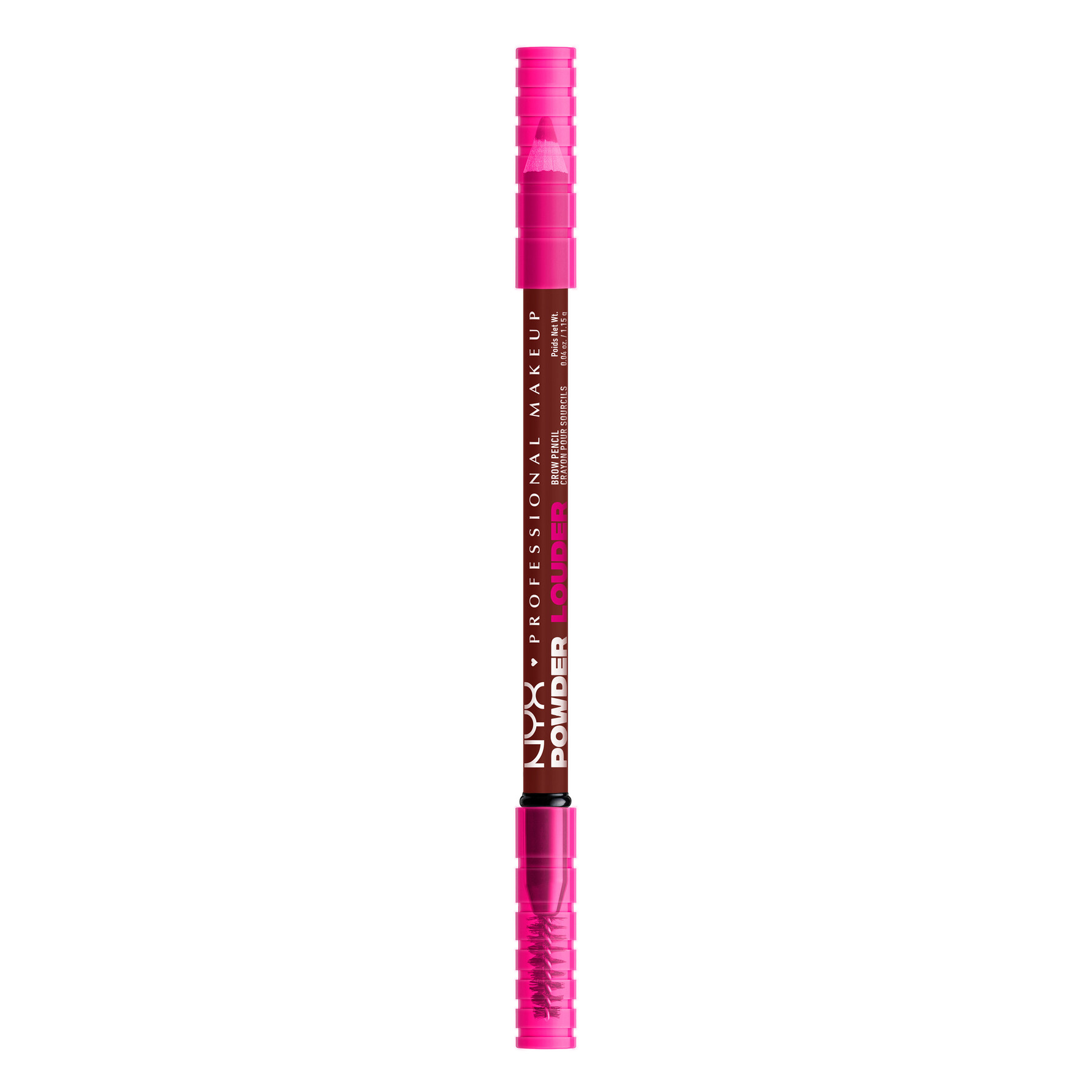 NYX PROFESSIONAL MAKEUP Powder Louder Brow Pencil 04 Black Cherry 04 Black Cherry