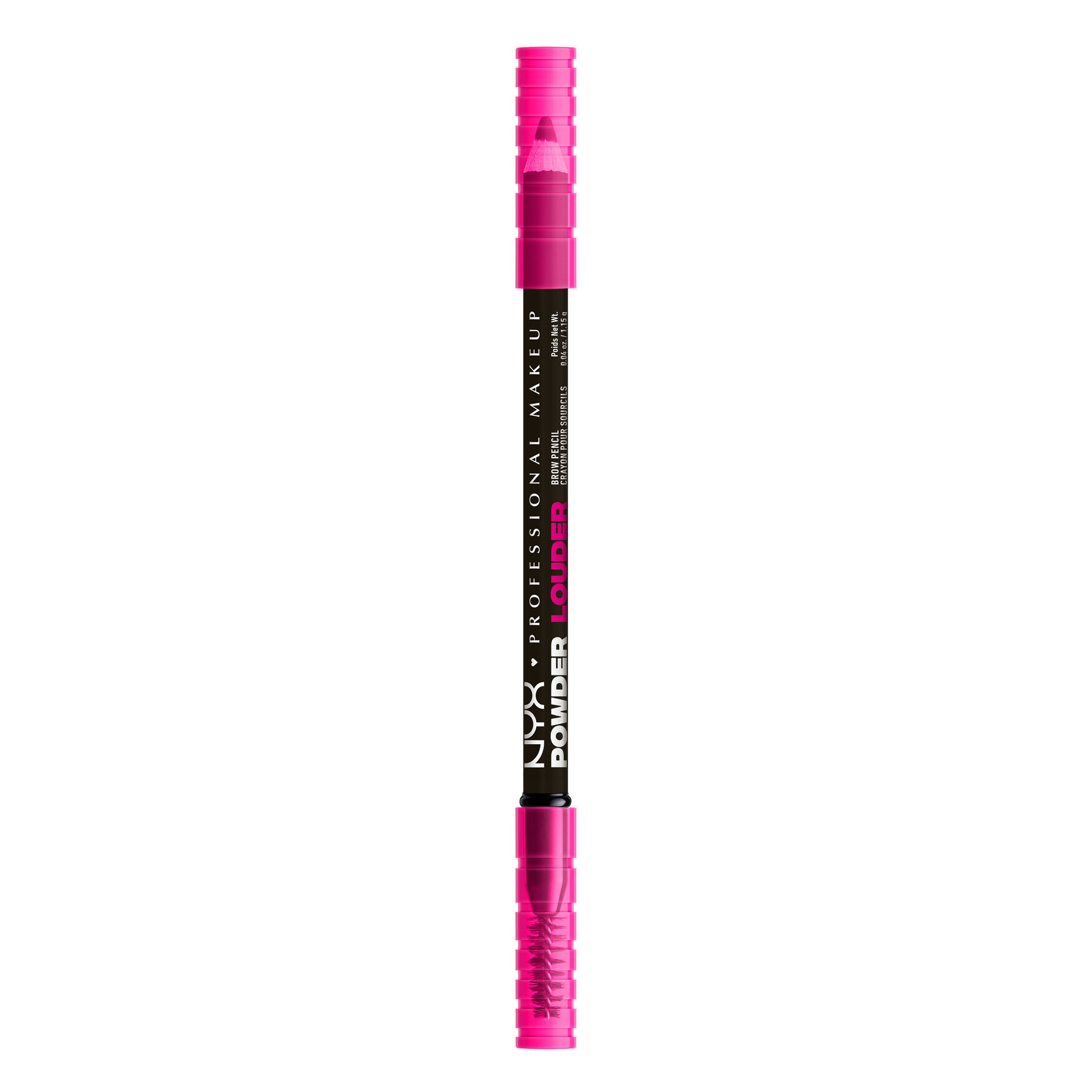 NYX PROFESSIONAL MAKEUP Powder Louder Brow Pencil 09 Black 09