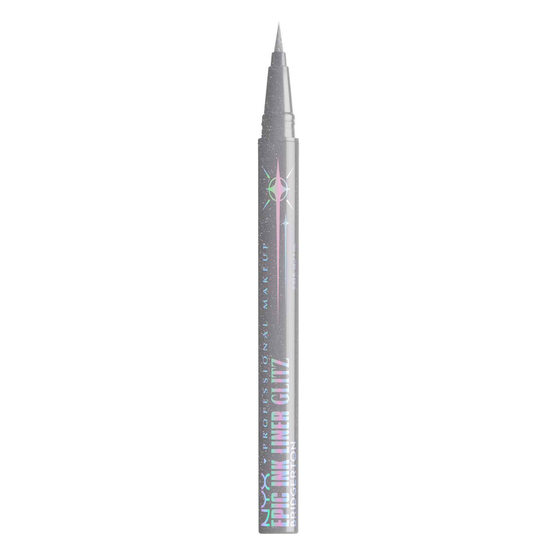NYX PROFESSIONAL MAKEUP Bridgerton Epic Ink Liner Glitz Vandfast Eyelinerpen 1 Glitzed In Silver 1 Glitzed In