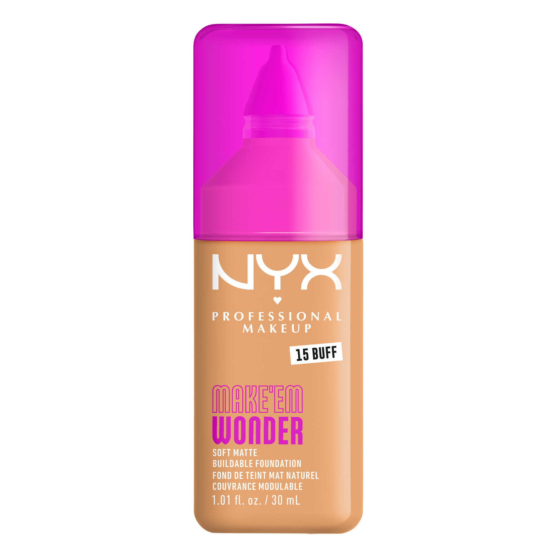 NYX PROFESSIONAL MAKEUP NYX PROFESSIONAL MAKEUP Make Em Wonder Foundation 15 Buff 15 Buff