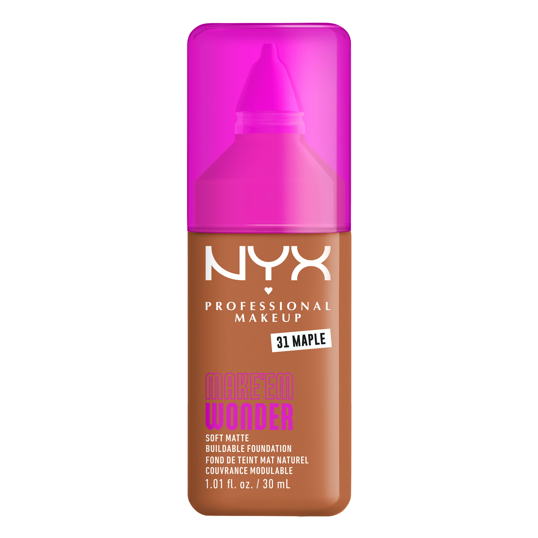 NYX PROFESSIONAL MAKEUP Make Em Wonder Foundation 31 Maple 31 Maple