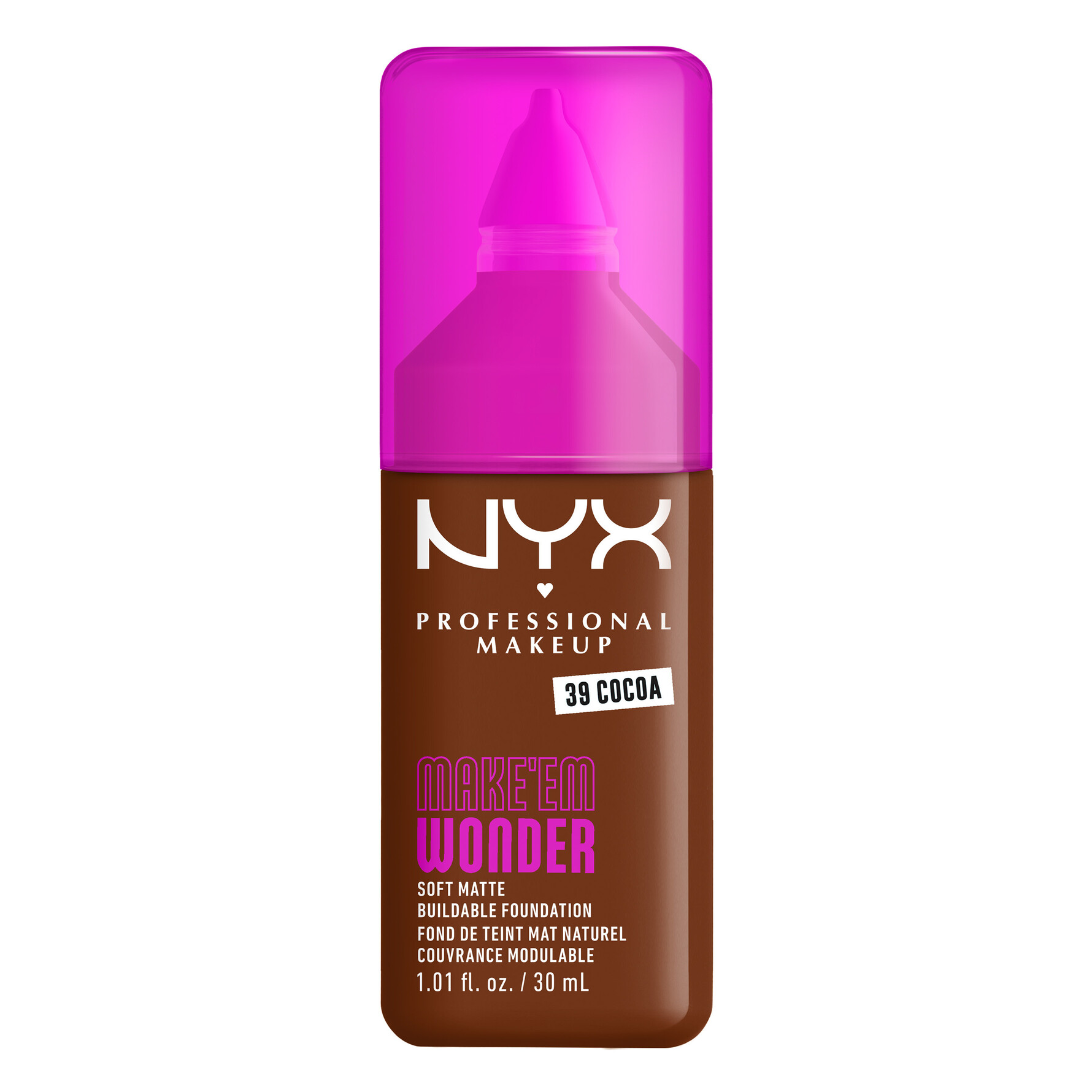 NYX PROFESSIONAL MAKEUP Make Em Wonder Foundation 39 Cocoa 39 Cocoa