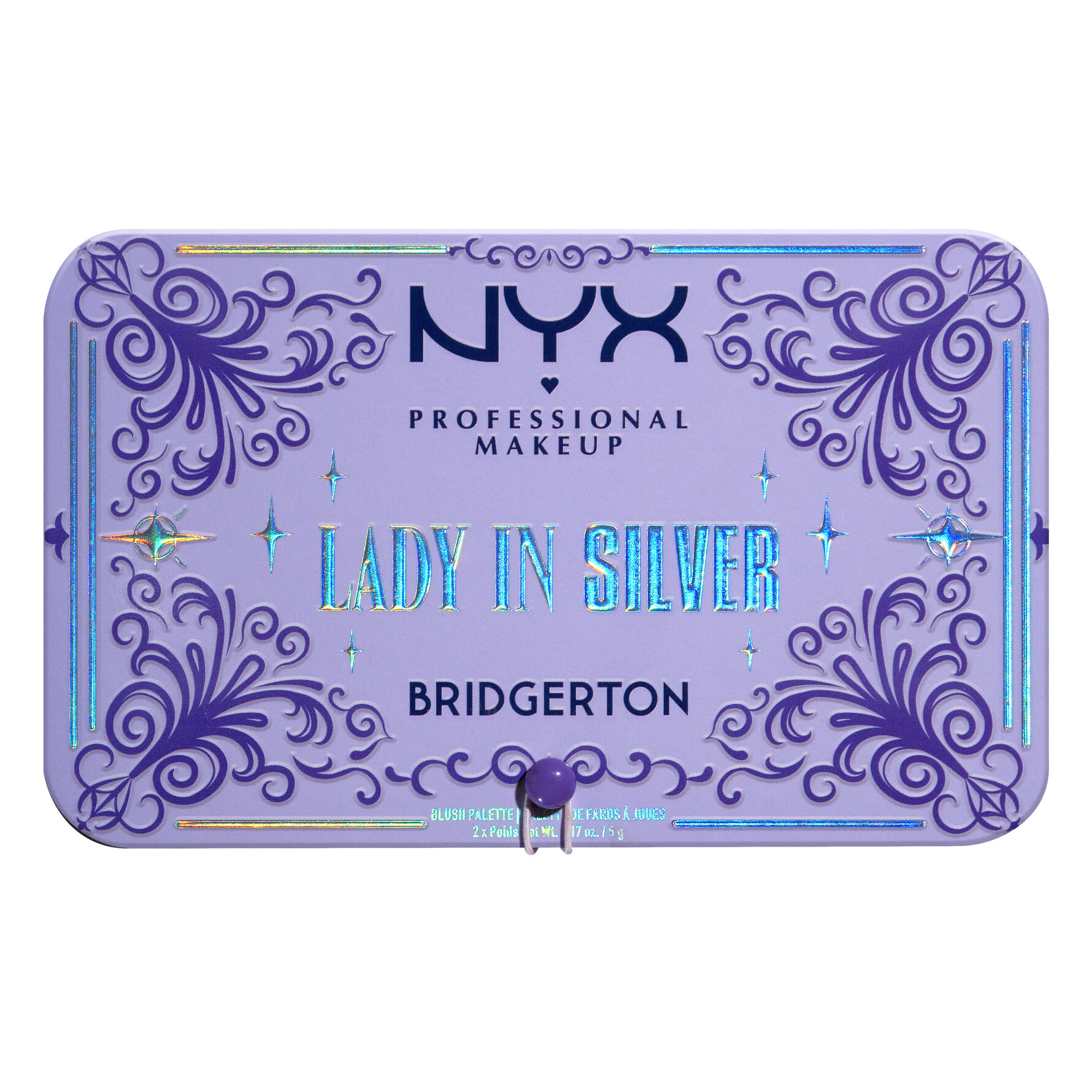 NYX PROFESSIONAL MAKEUP Bridgerton Royal Blushpalette Lady In Silver Lady In
