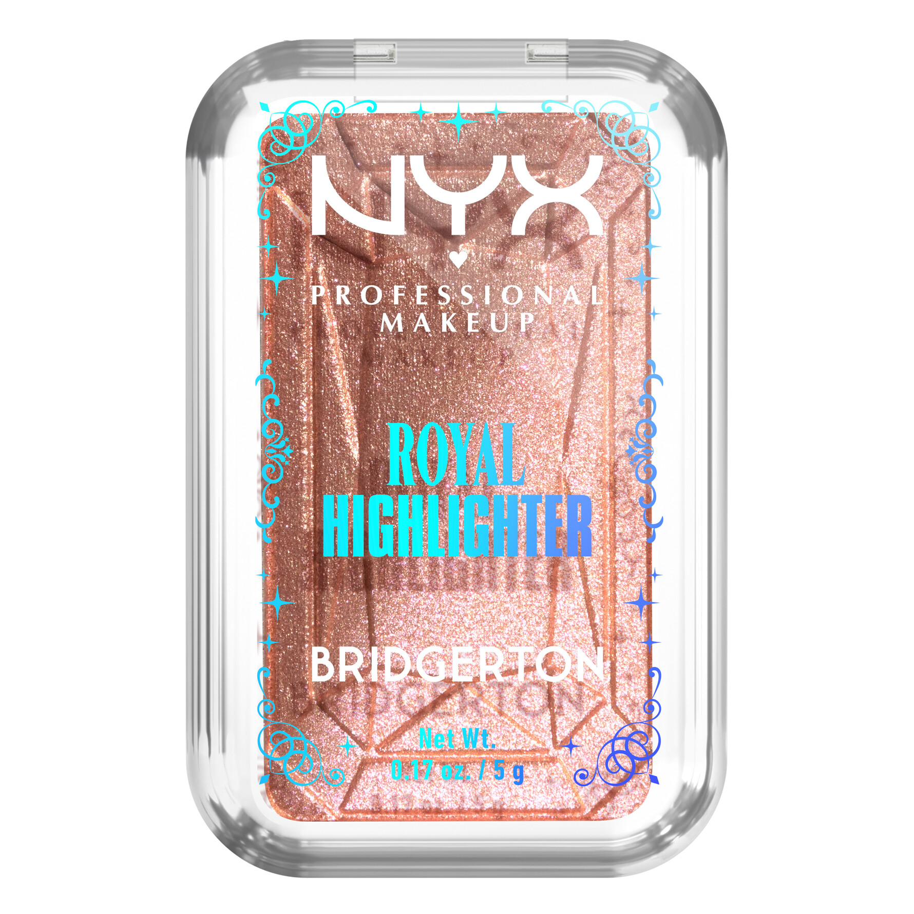 NYX PROFESSIONAL MAKEUP Bridgerton Royal Highlighter 1 Iridescent peach 1 Iridescent peach