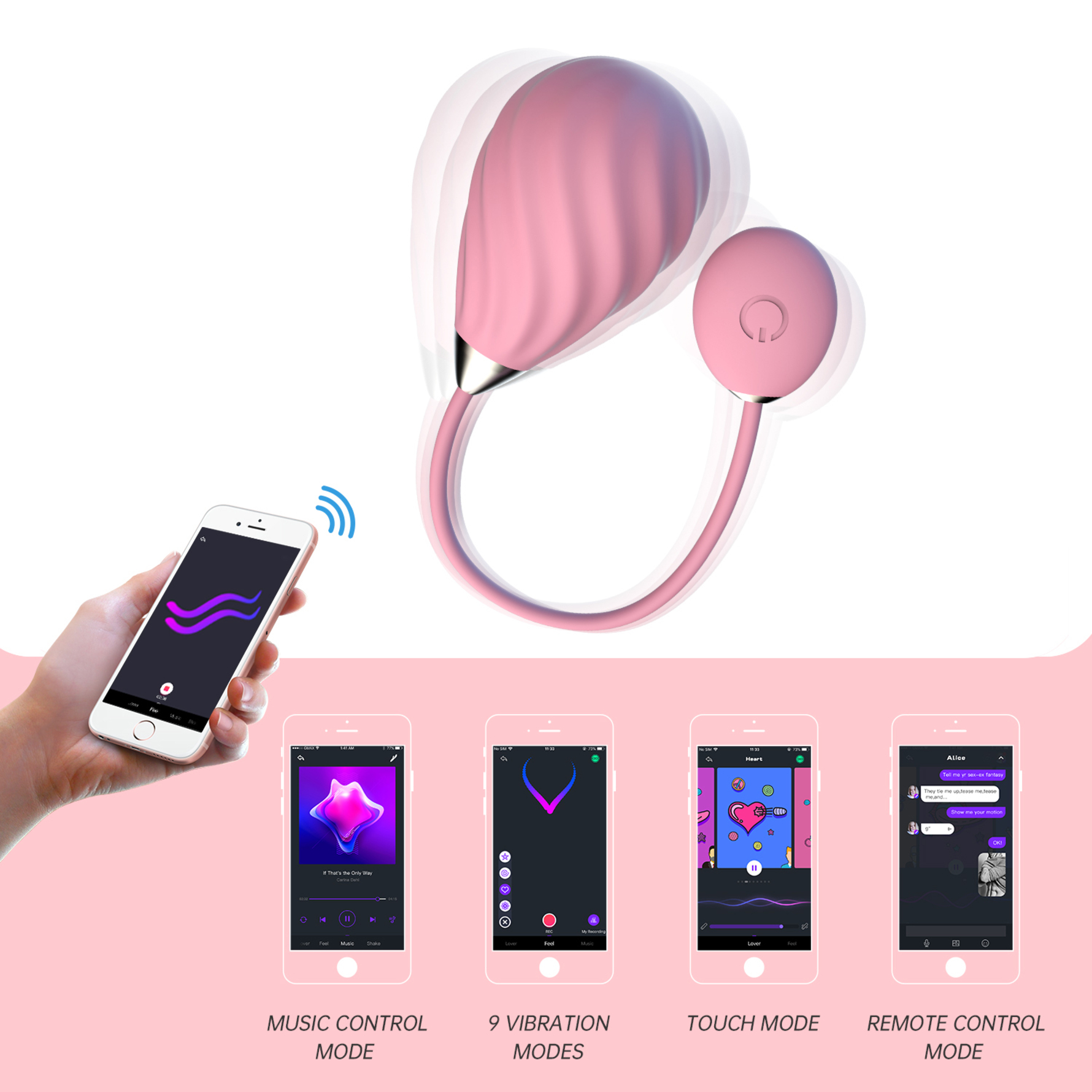 Køb App-Styret Vibrator Magic Sundae fra Magic Motion - Matas