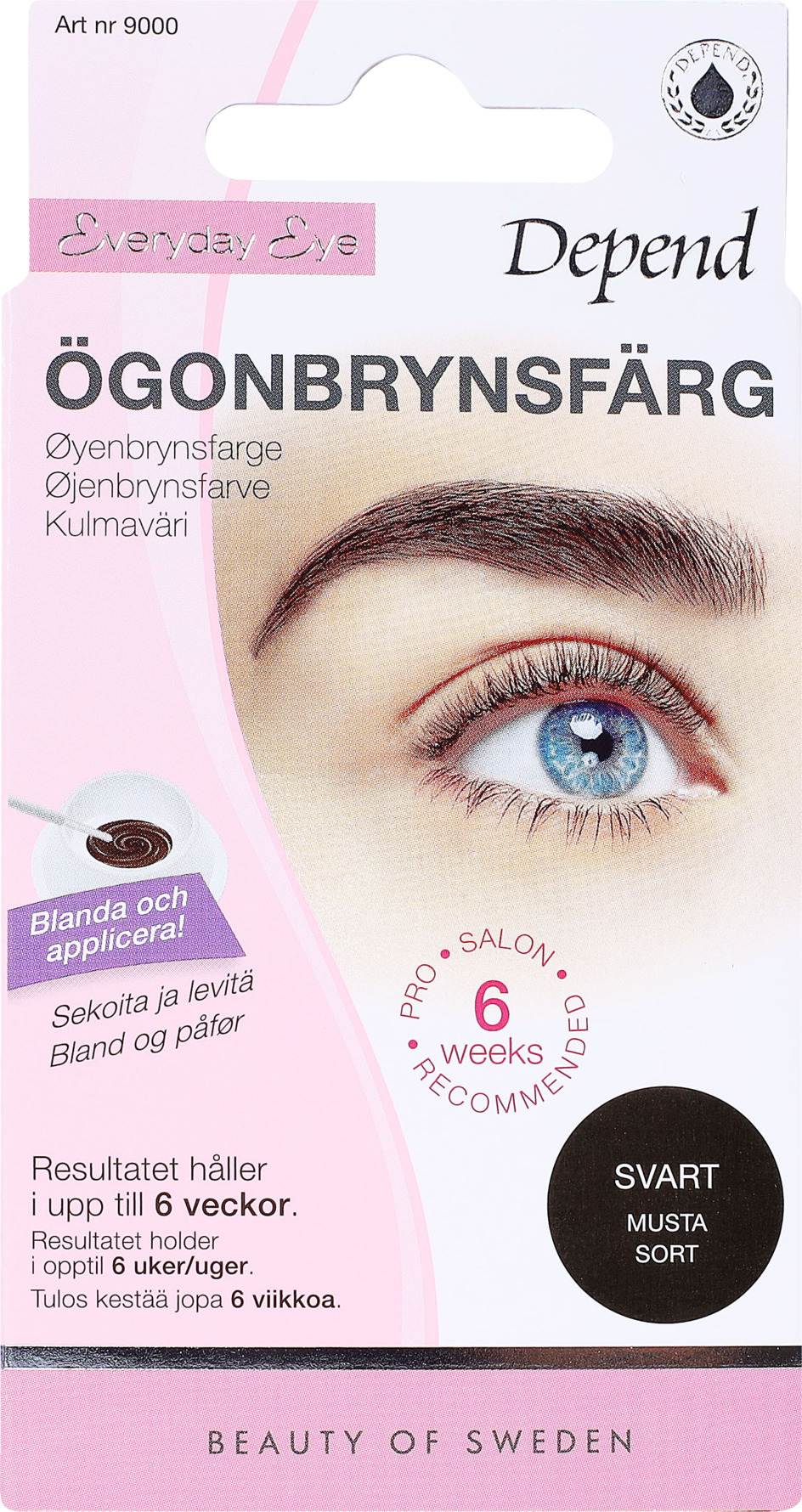 Depend Depend Everyday Eye Eyebrow Colour Black Black