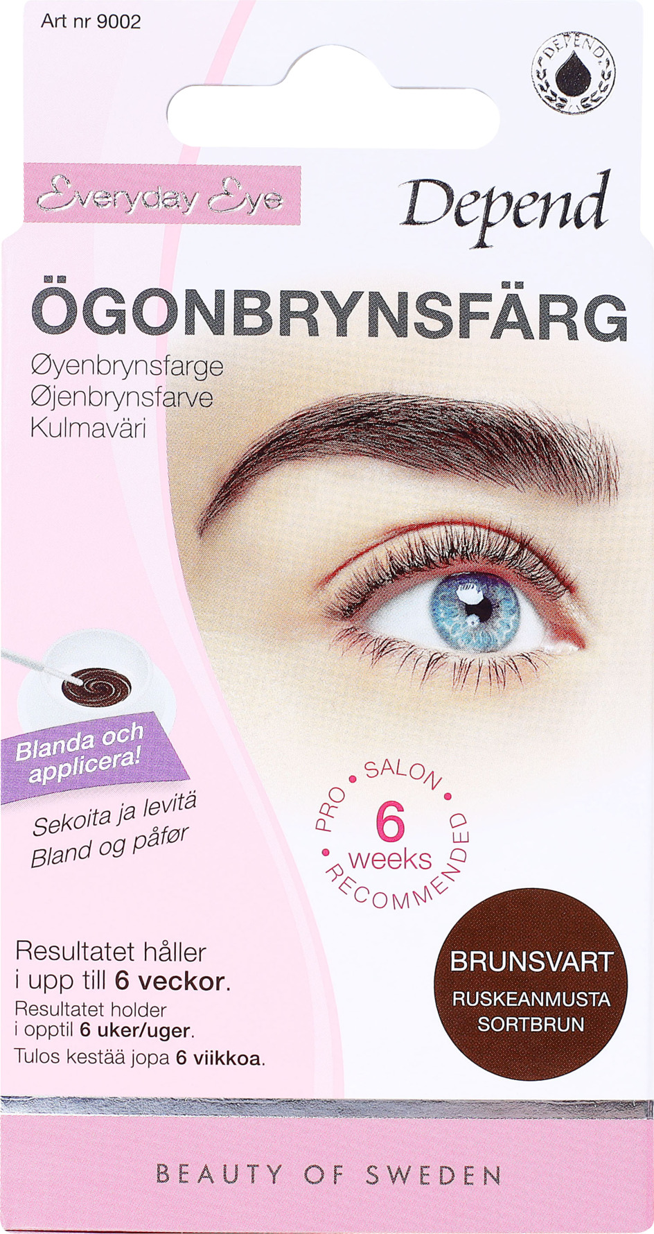 Depend Depend Everyday Eye Eyebrow Colour Brown Black Brown Black