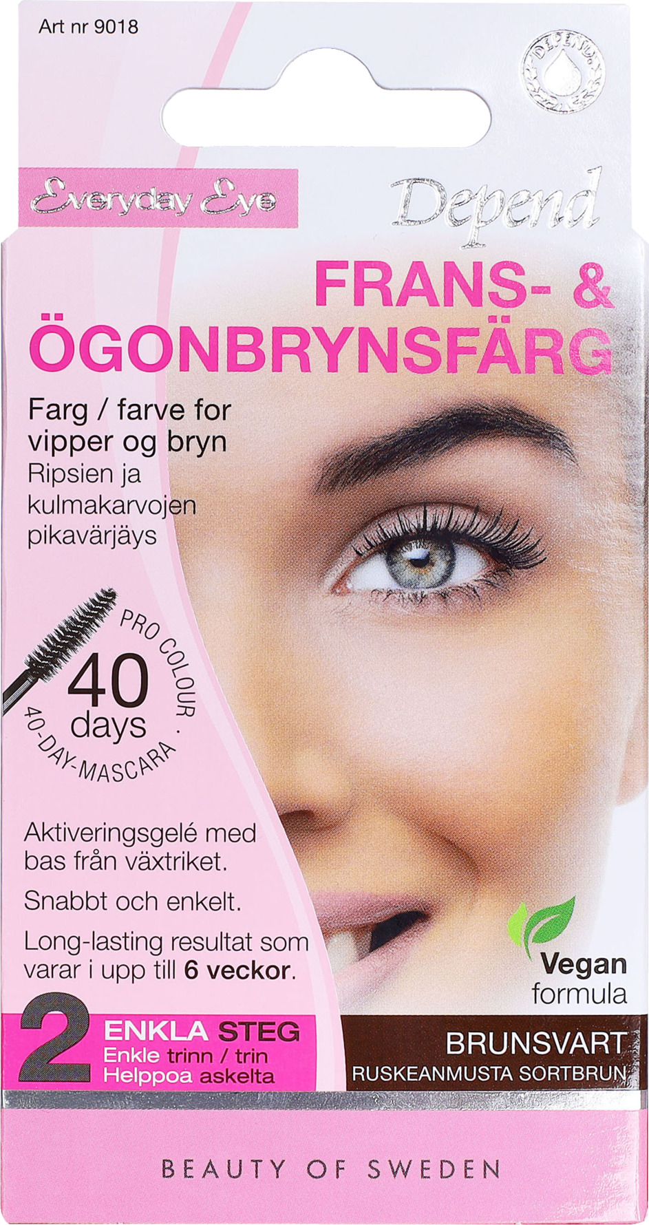 Depend Everyday Eye Permanent Lash & Eyebrow Color Brown/Black Brown
