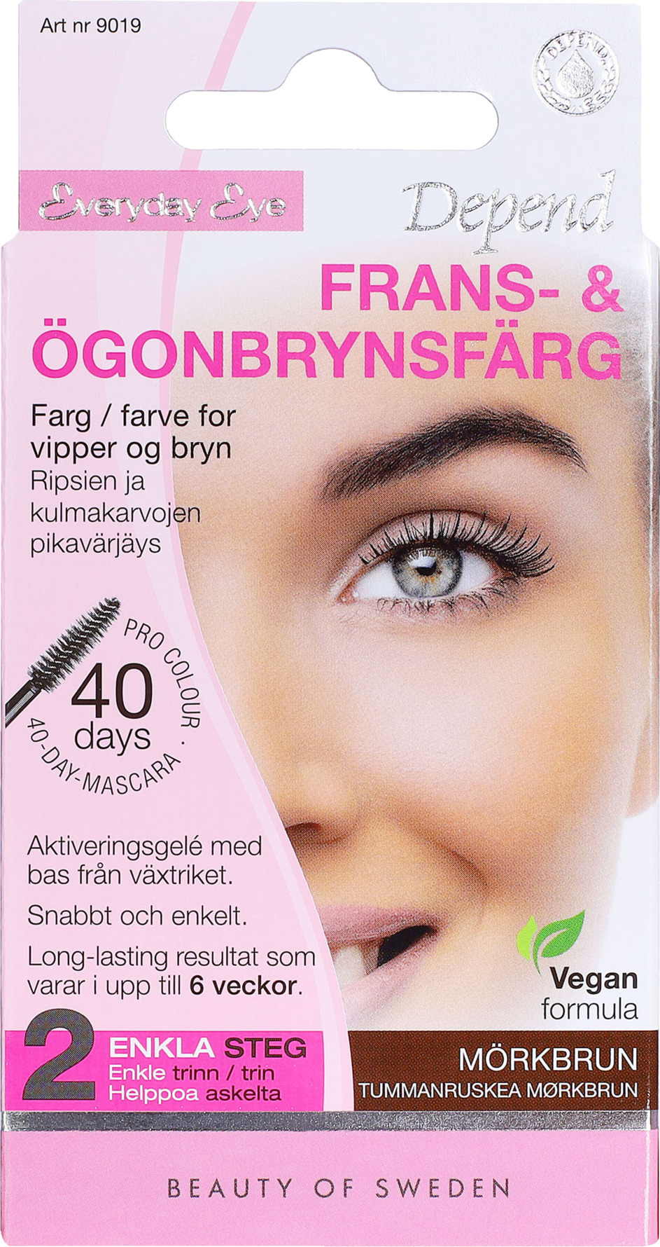 Depend Depend Everyday Eye Permanent Lash & Eyebrow Color Dark Brown Dark Brown