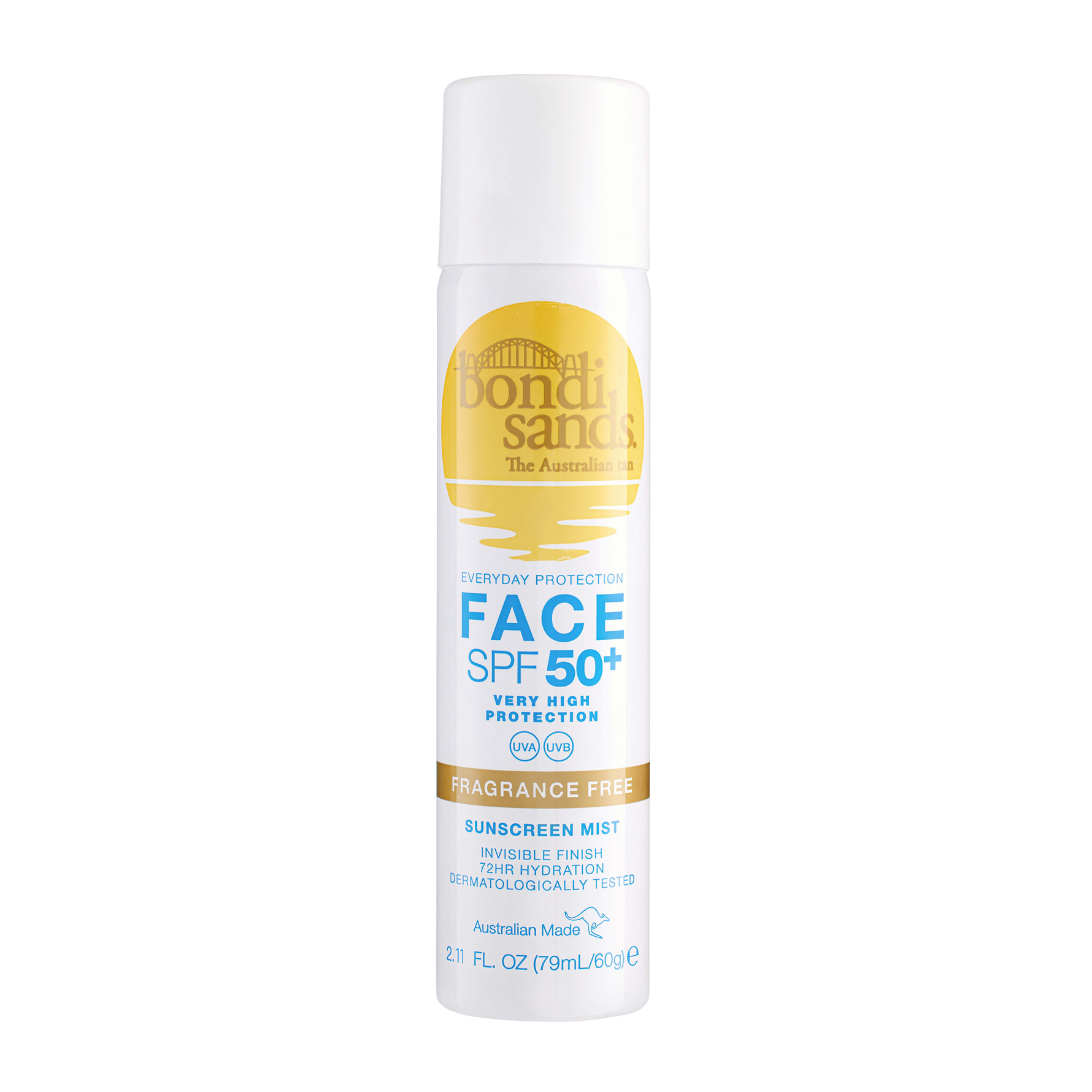 Bondi Sands SPF50+ Fragrance Free Face Mist 79 ml 79 ml
