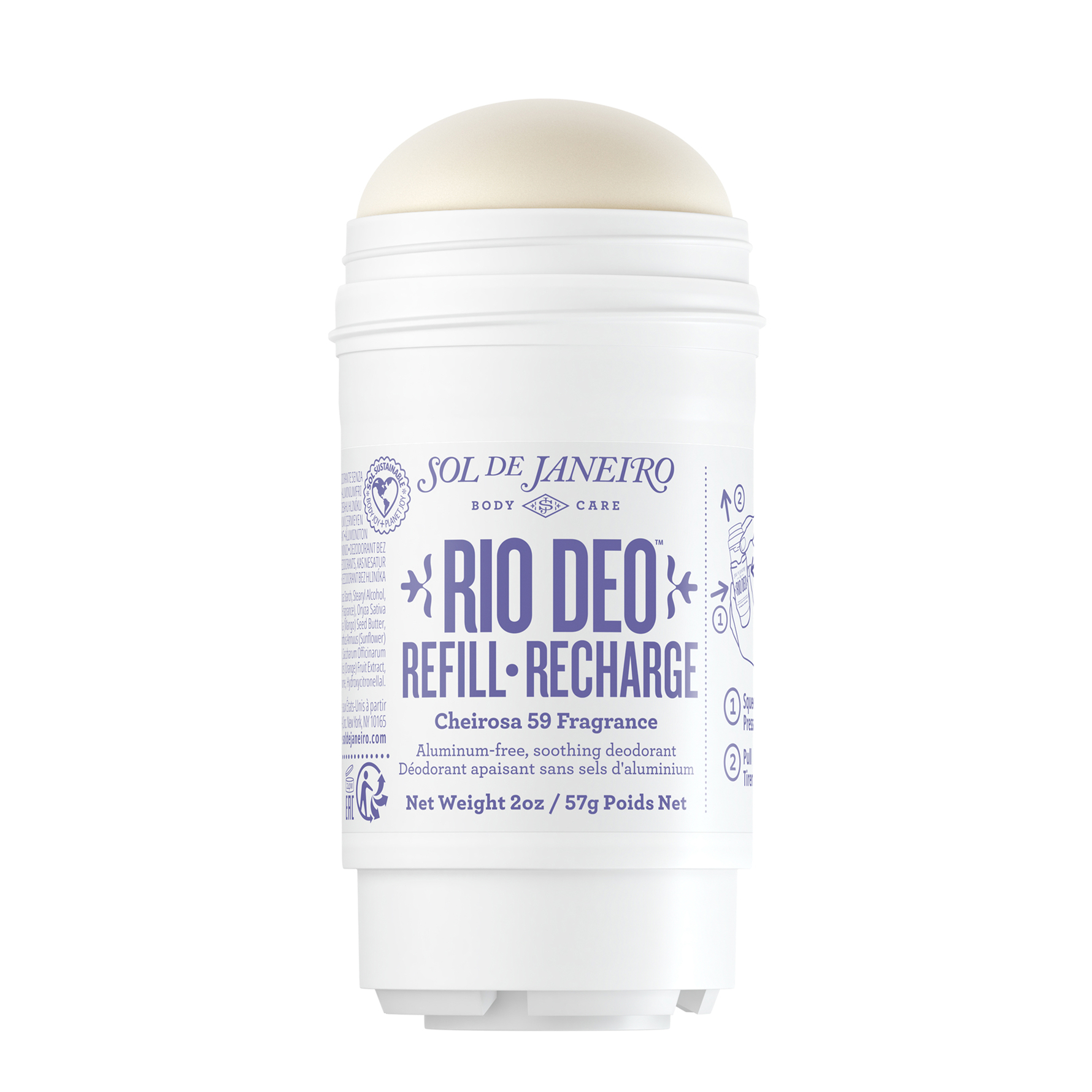 Sol de Janeiro Rio Cheirosa 59 Refill Deo Roll 57 g, Refill 57 g, Refill