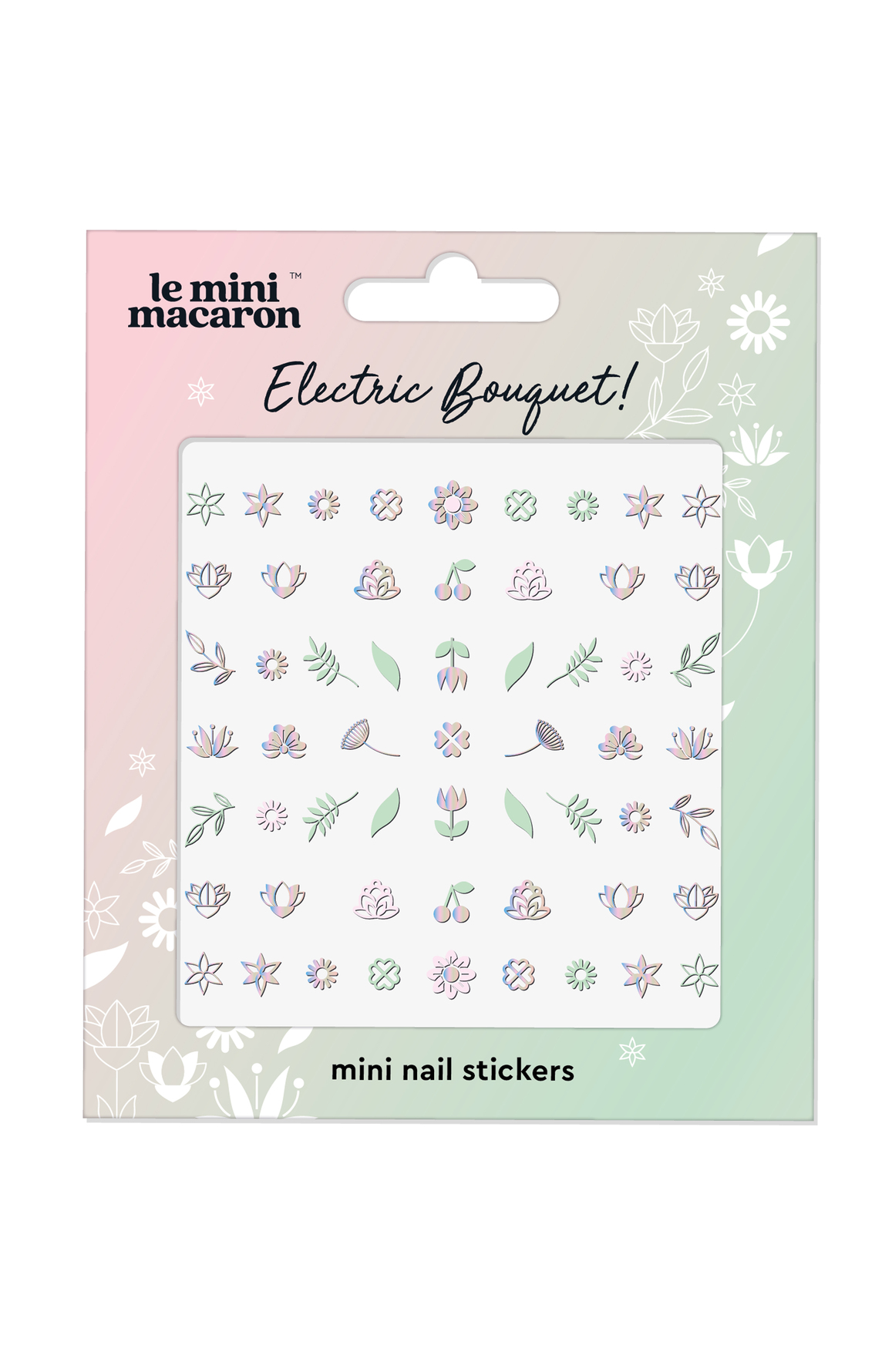 Køb Mini Nail Art Stickers Electric Bouquet fra Le mini macaron - Matas