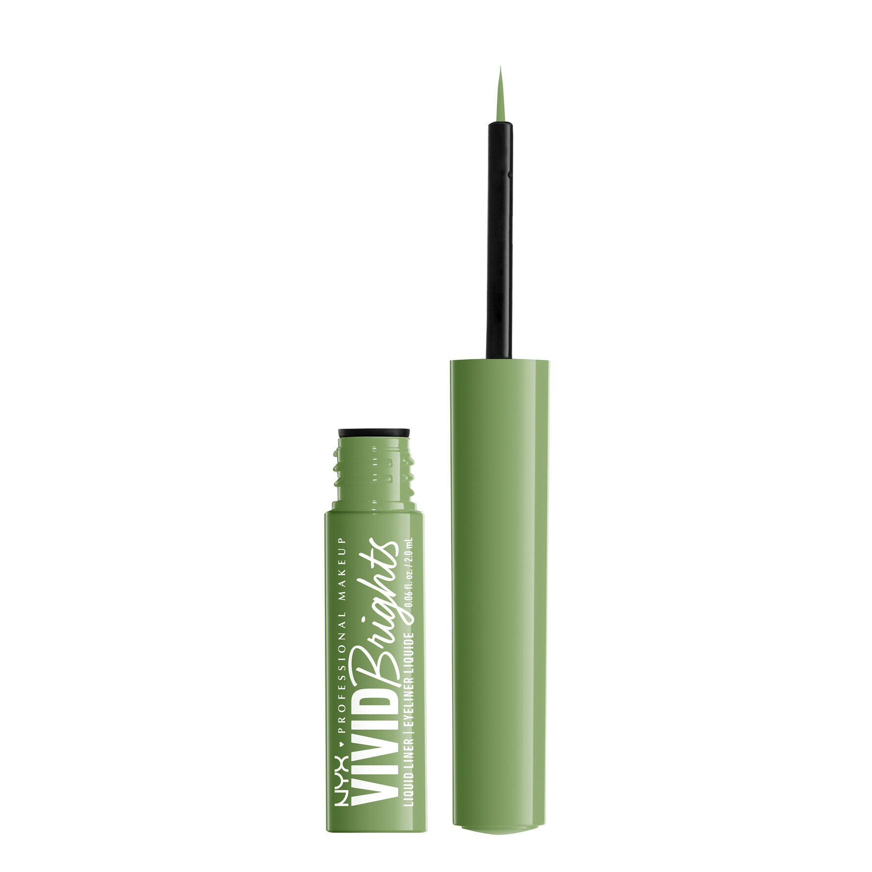 NYX PROFESSIONAL MAKEUP Vivid Bright Liquid Liner 02 Ghosted Green 02 Ghosted
