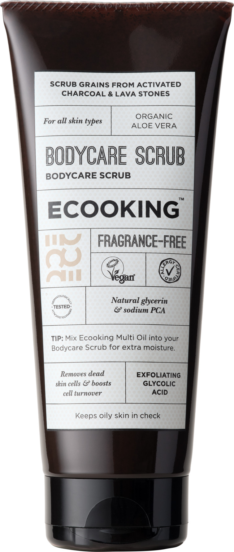 Ecooking Ecooking Bodycare Scrub Fragrance Free 200 ml 200 ml