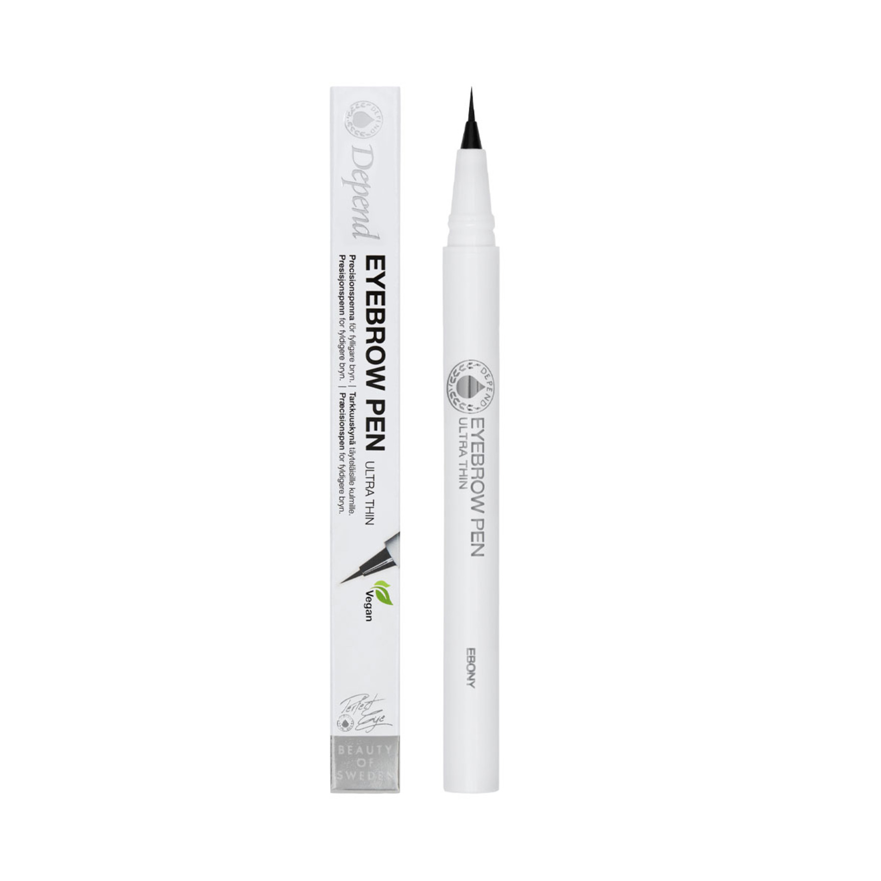 Depend Depend Perfect Eye Eyebrow Pen Ultra Thin Ebony Ebony