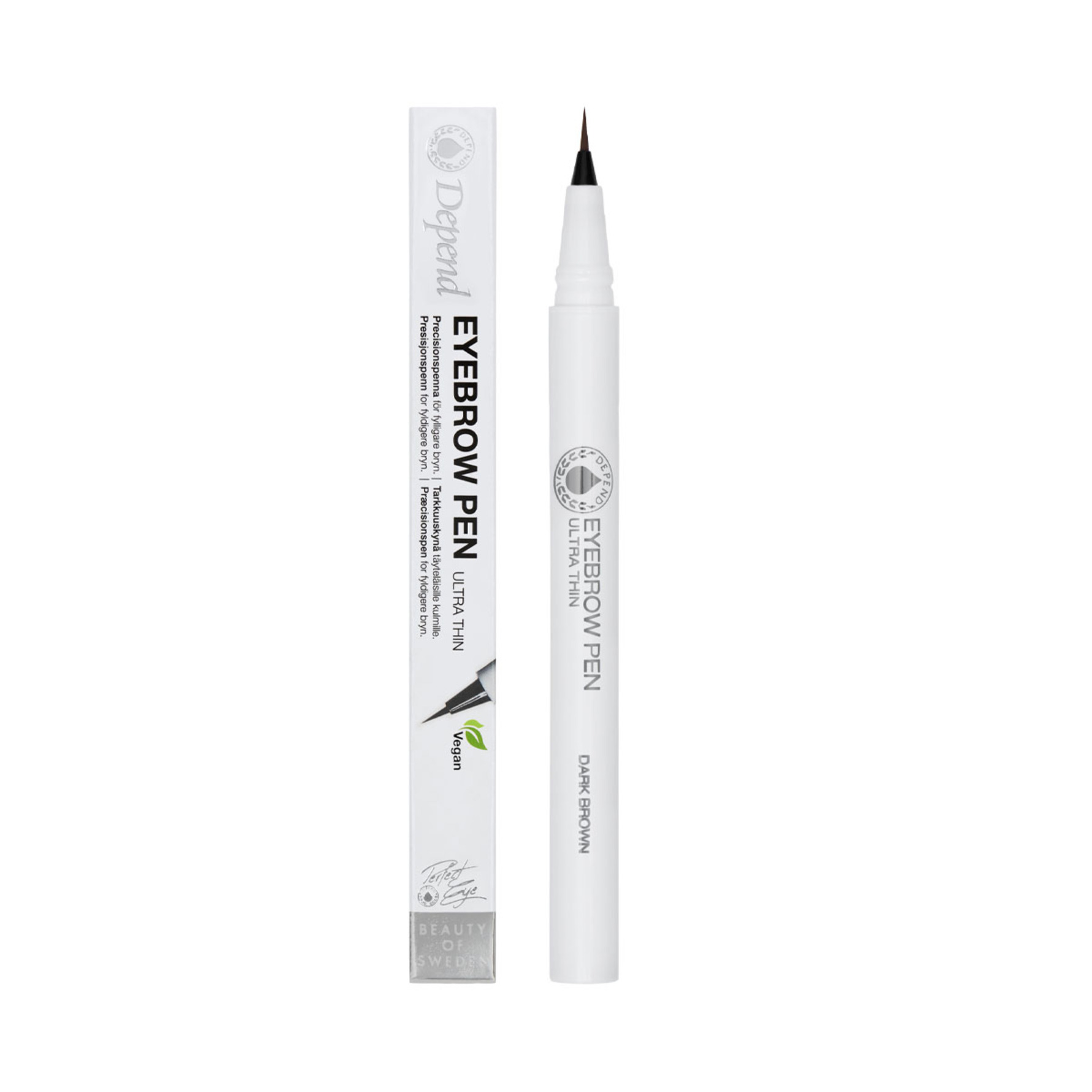 Depend Depend Perfect Eye Eyebrow Pen Ultra Thin Dark Brown Dark Brown