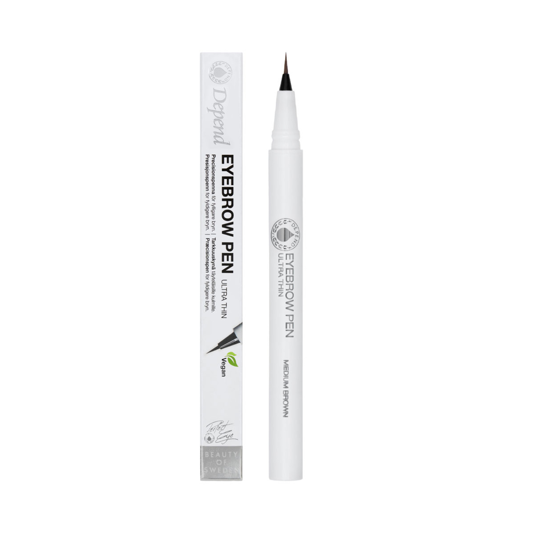 Depend Depend Perfect Eye Eyebrow Pen Ultra Thin Mediumbrown
