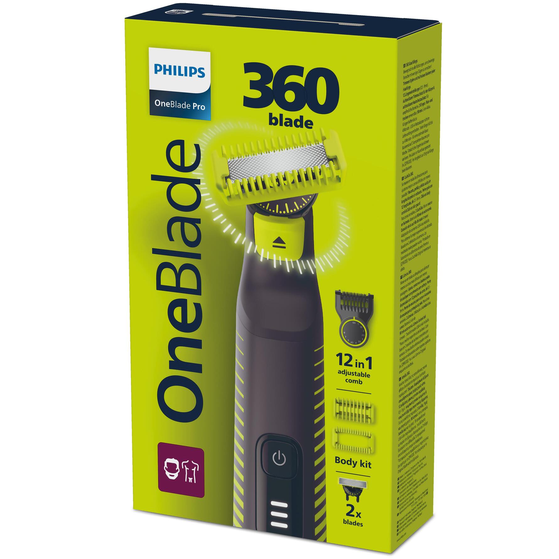 Philips Philips PRO Face & Body 360 Black/Green Black/Green