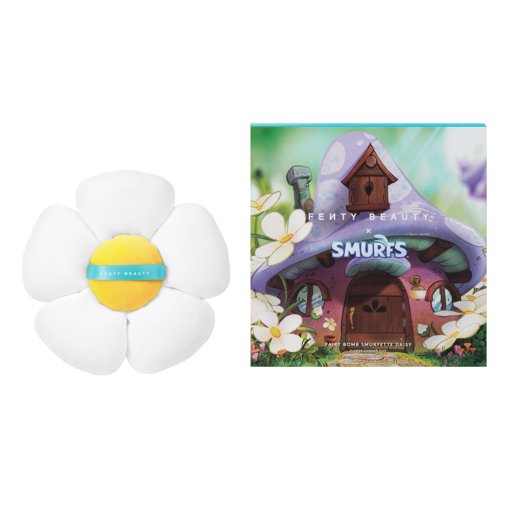 Fenty Beauty Limited Edition Fairy Bomb Shim Puff Smurf Shimmer Puff - Limited Edition Shimmer Puff - Limited Edition