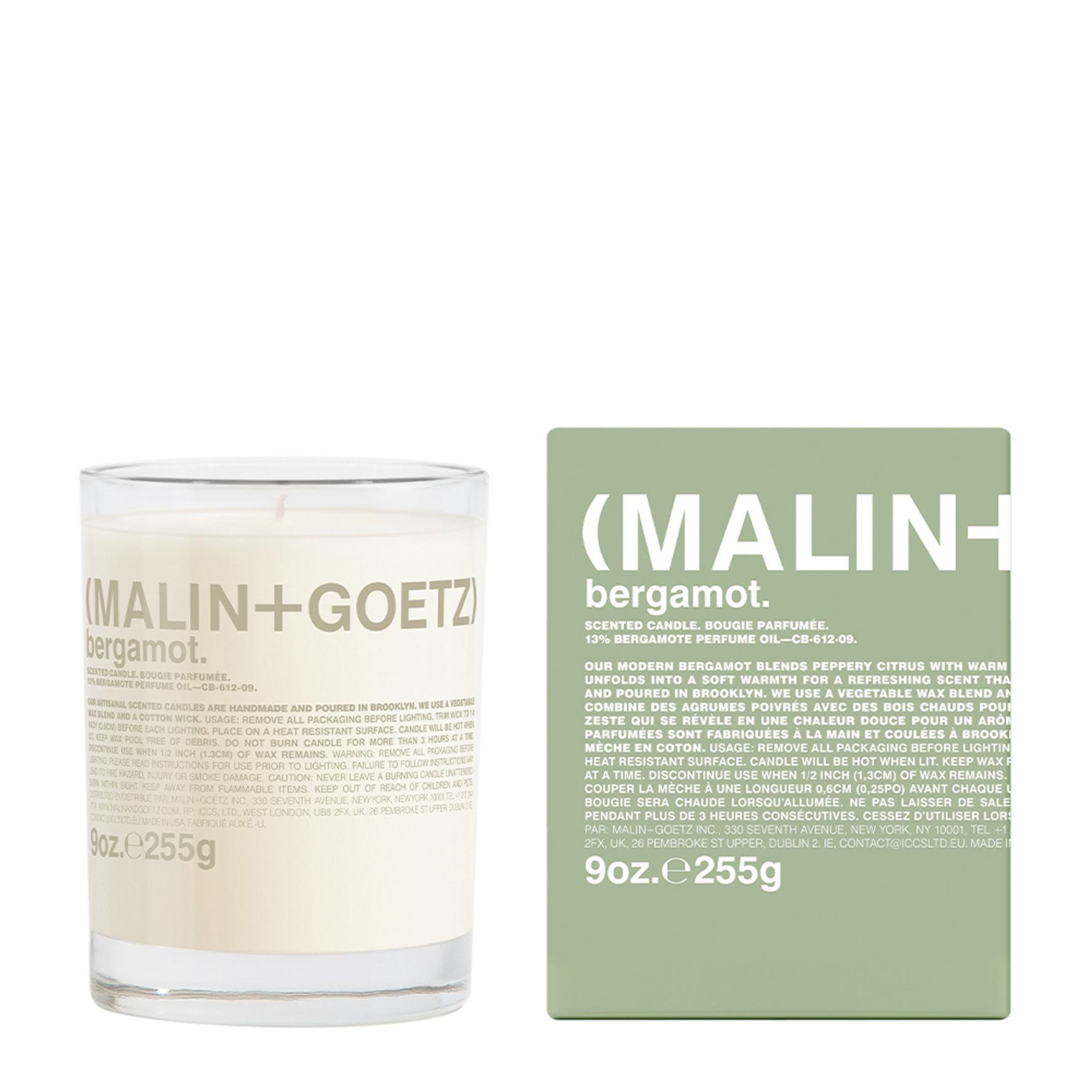 Malin+Goetz Bergamot Candle 255 g 255 g