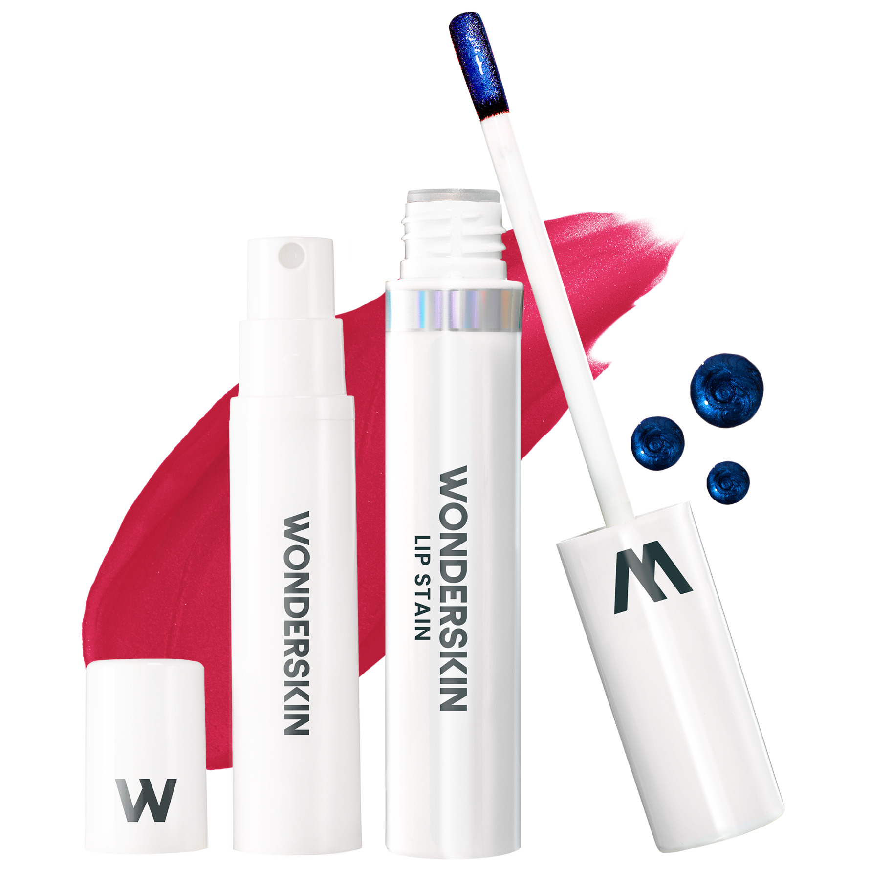Wonderskin - Wonder Blading Lip Stain Masque - First Kiss Cranberry