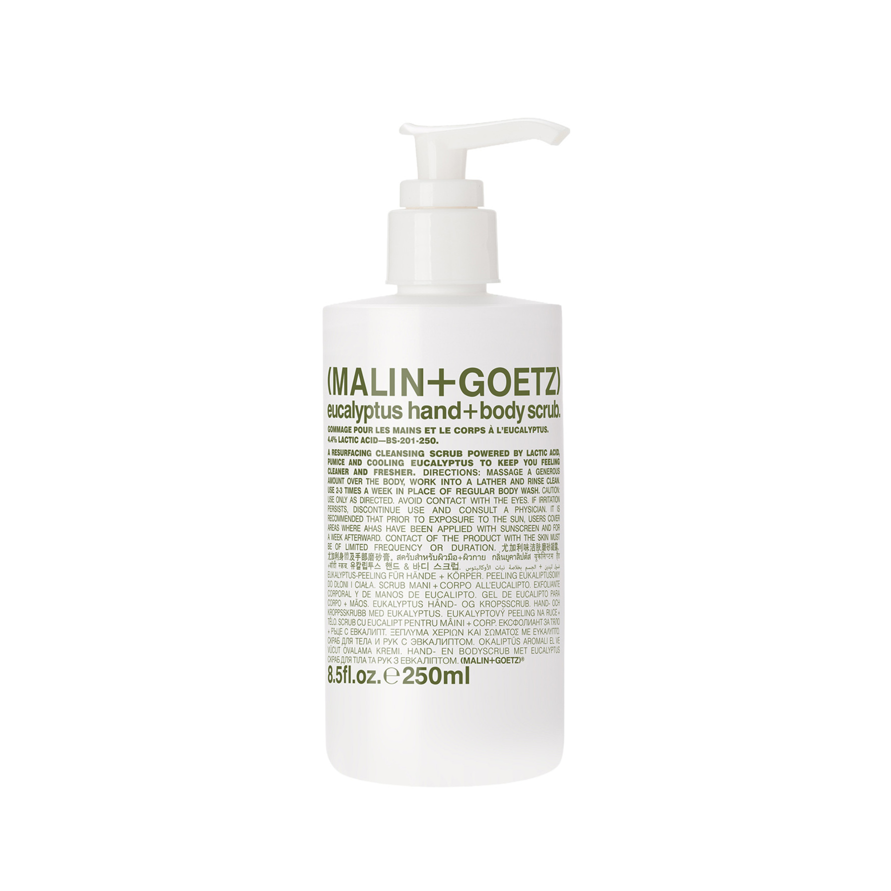 Malin+Goetz Eucalyptus Hand + Body Scrub 250 ml 250 ml